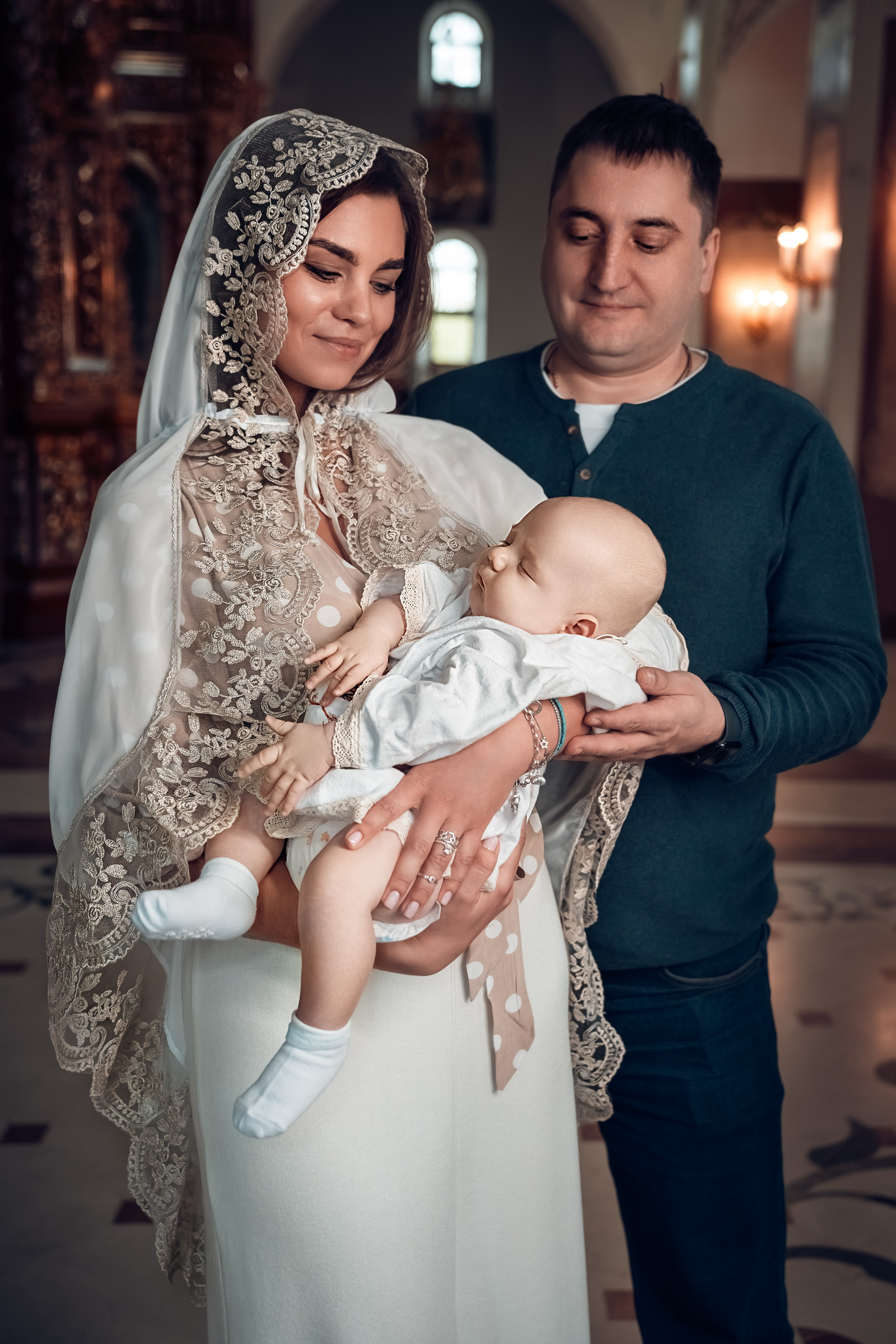 Крещение Александра и Варвары