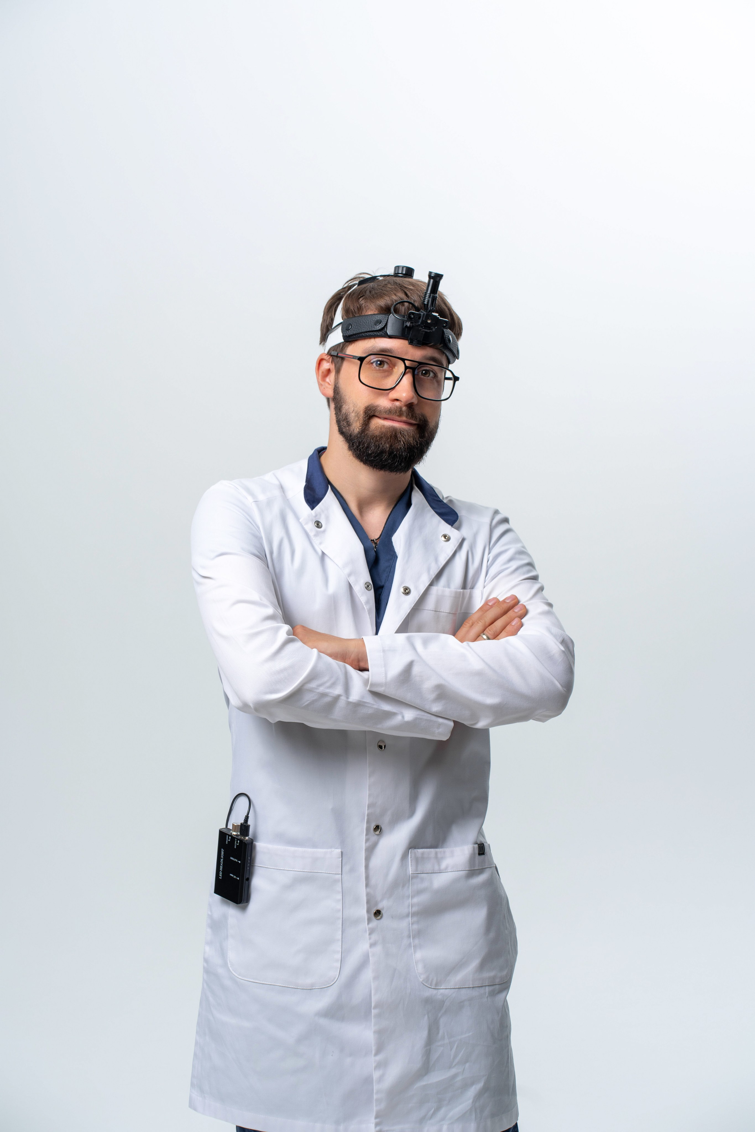 Фотосессия для лор врача в фотостудии в Москве