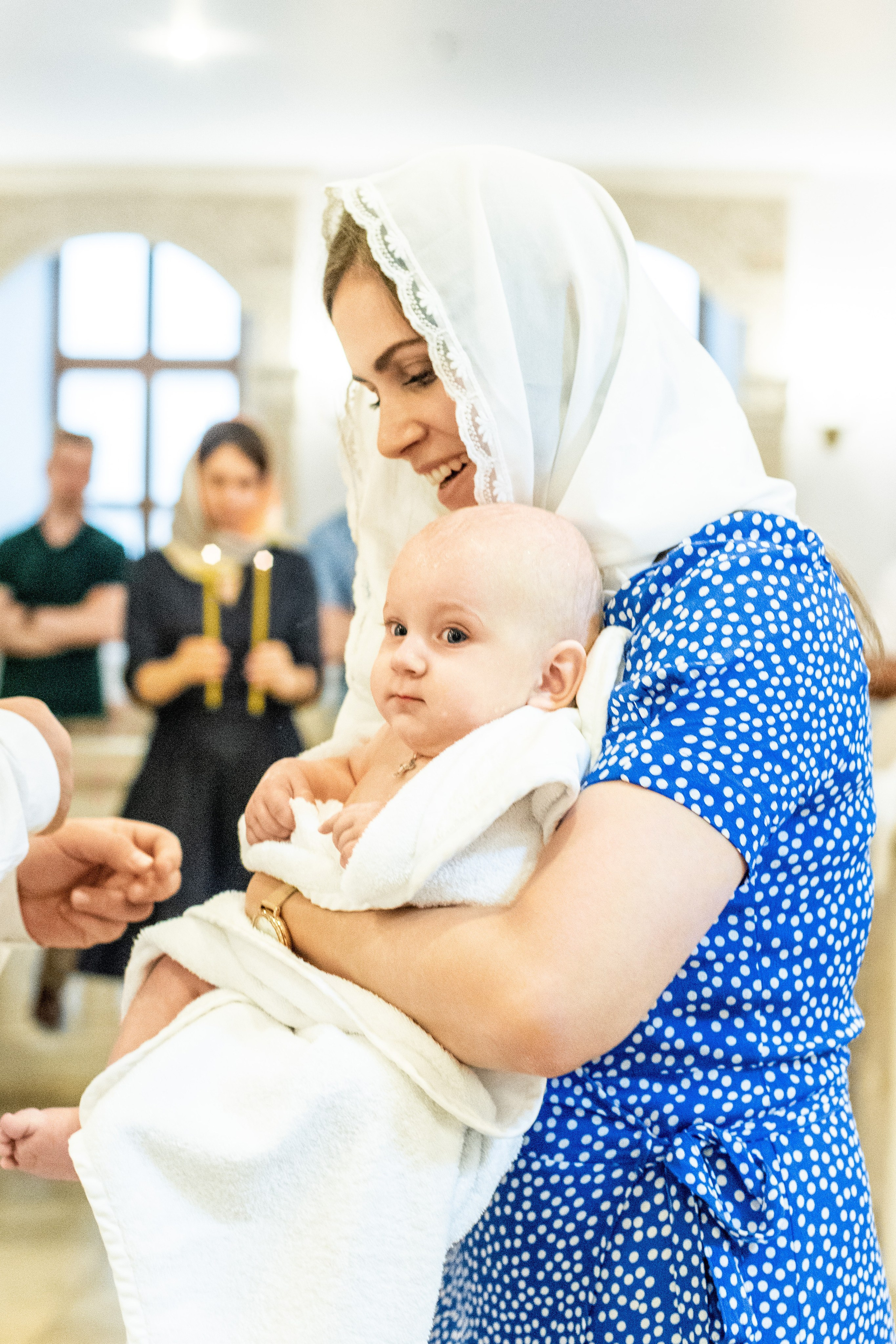 Крещении Ксении. Фотограф Юлия Попова