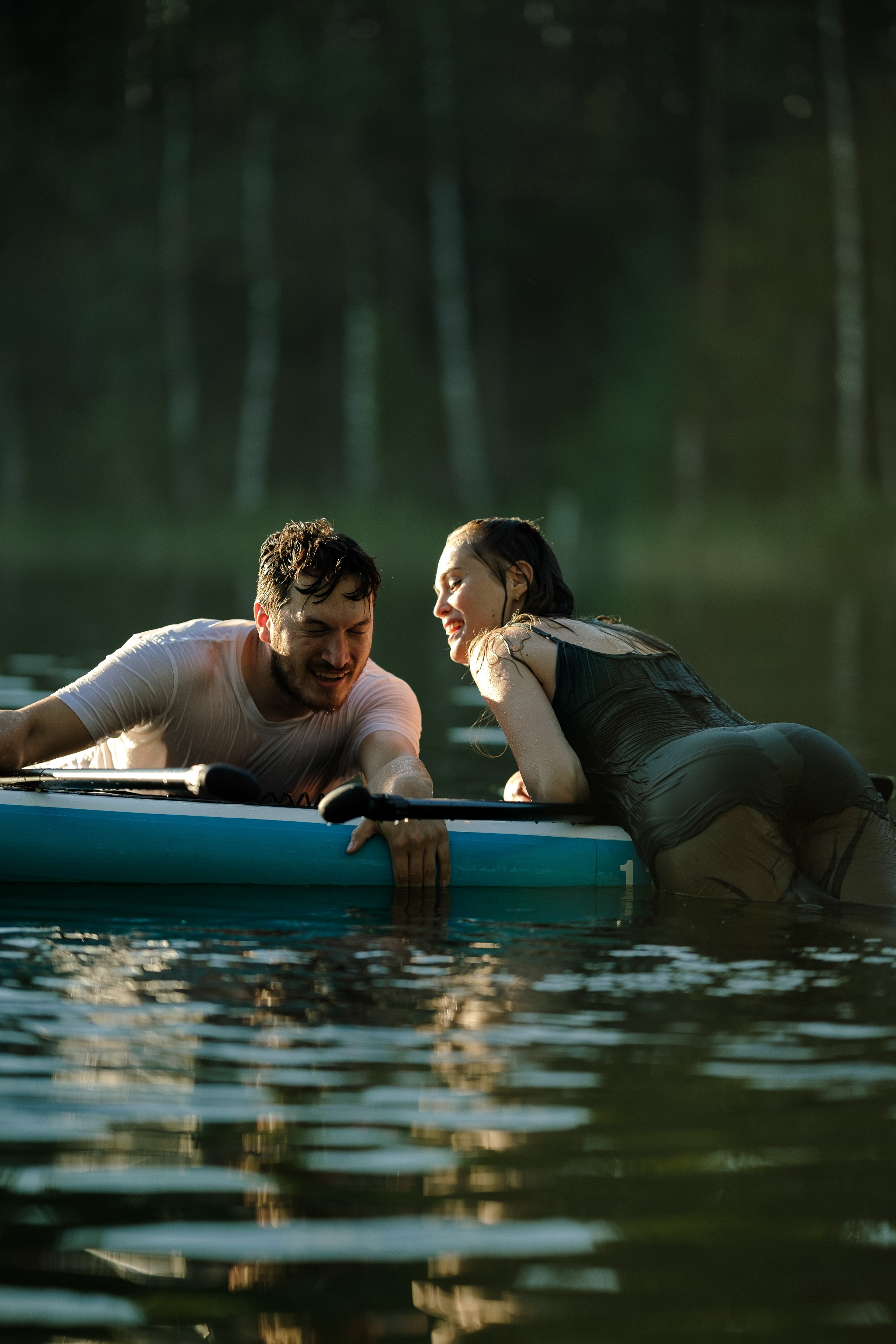 Петя и Лина, на сапах. Интерьерный фотограф и видеограф в Санкт-Петербурге Вадим Балбашевский