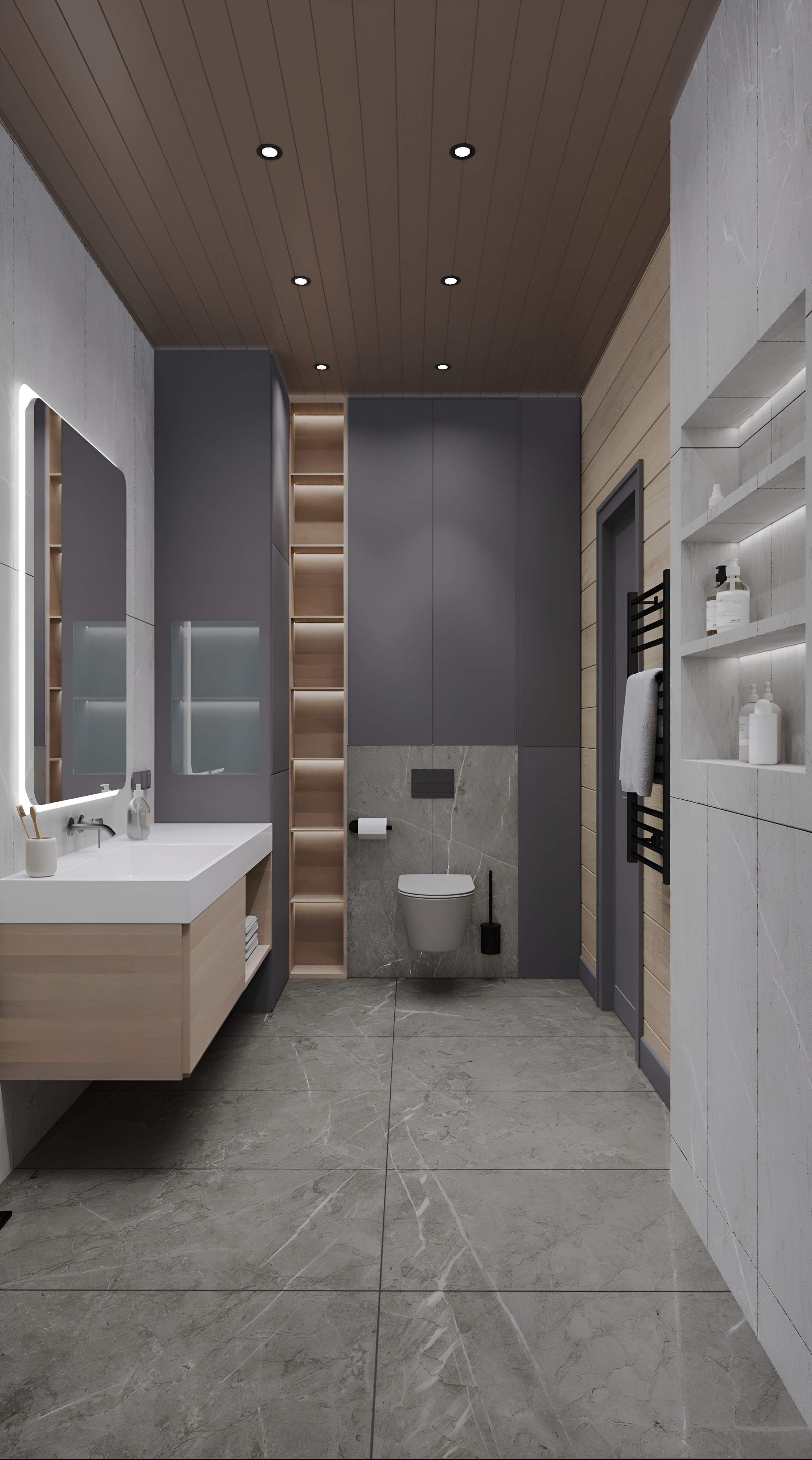 Сан узел. 3D Визуализация интерьеров жилых и коммерческих помещений