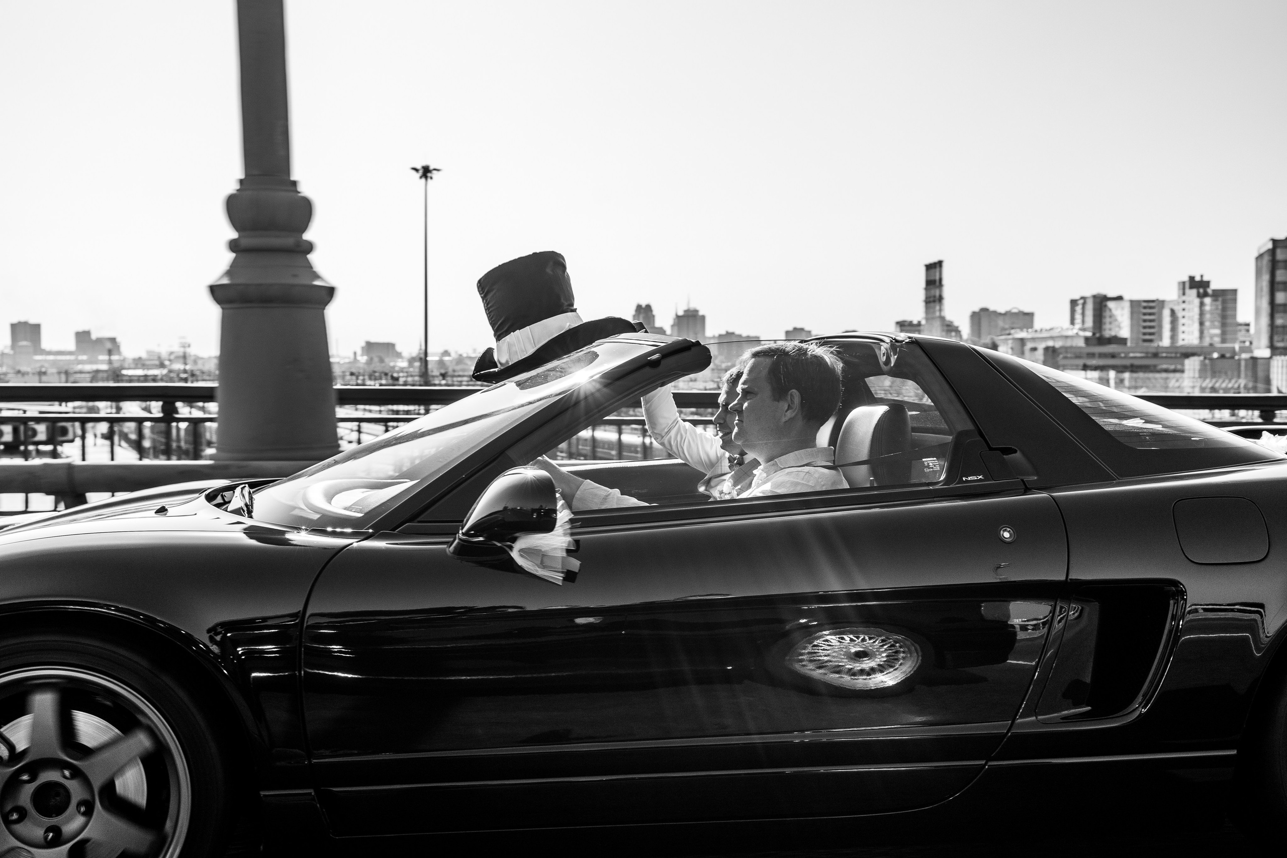 На кабриолетах. Свадебный фотограф в Москве Арчылан Николаев