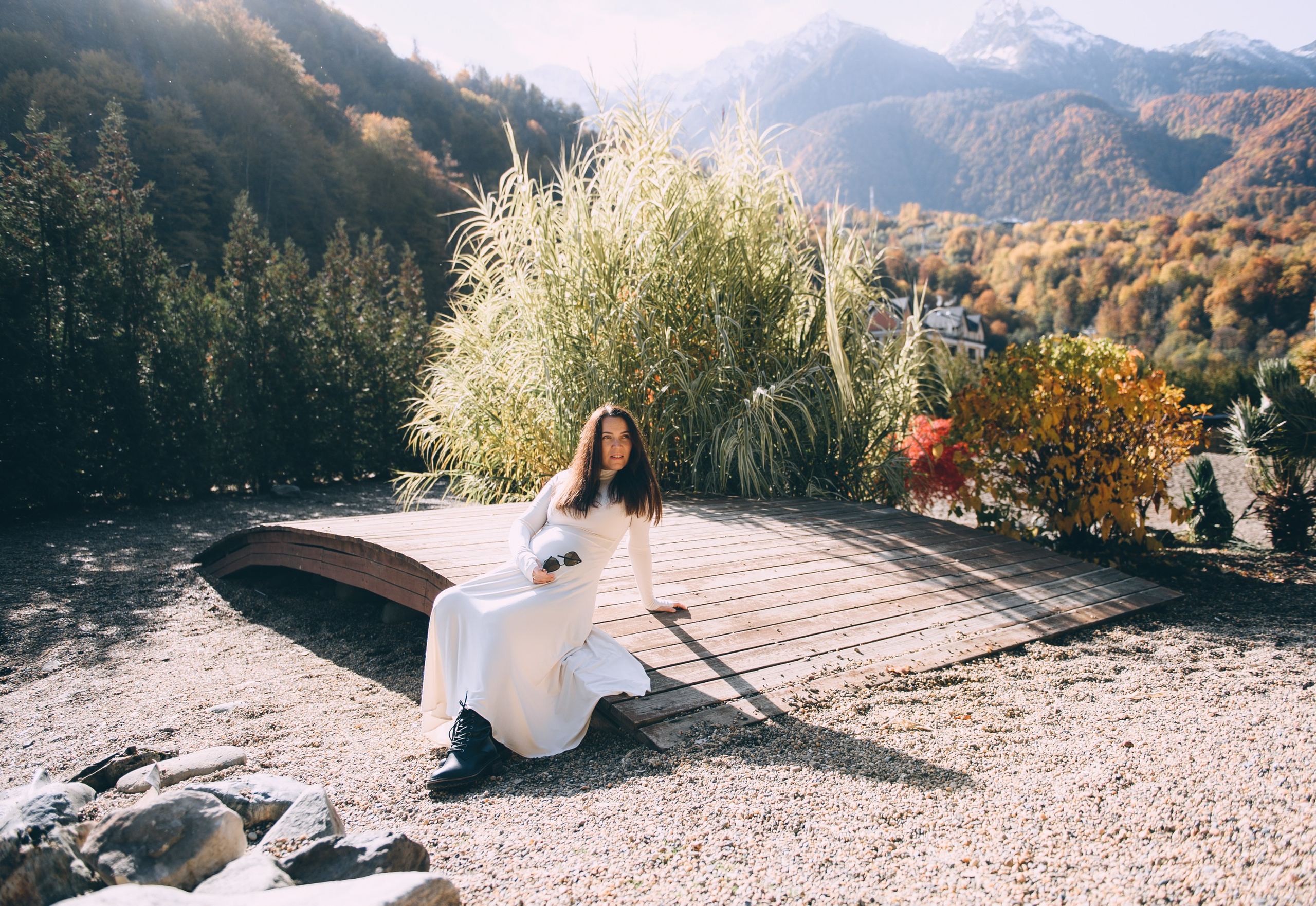 Беременность в горах. Свадебный и семейный фотограф София Невская