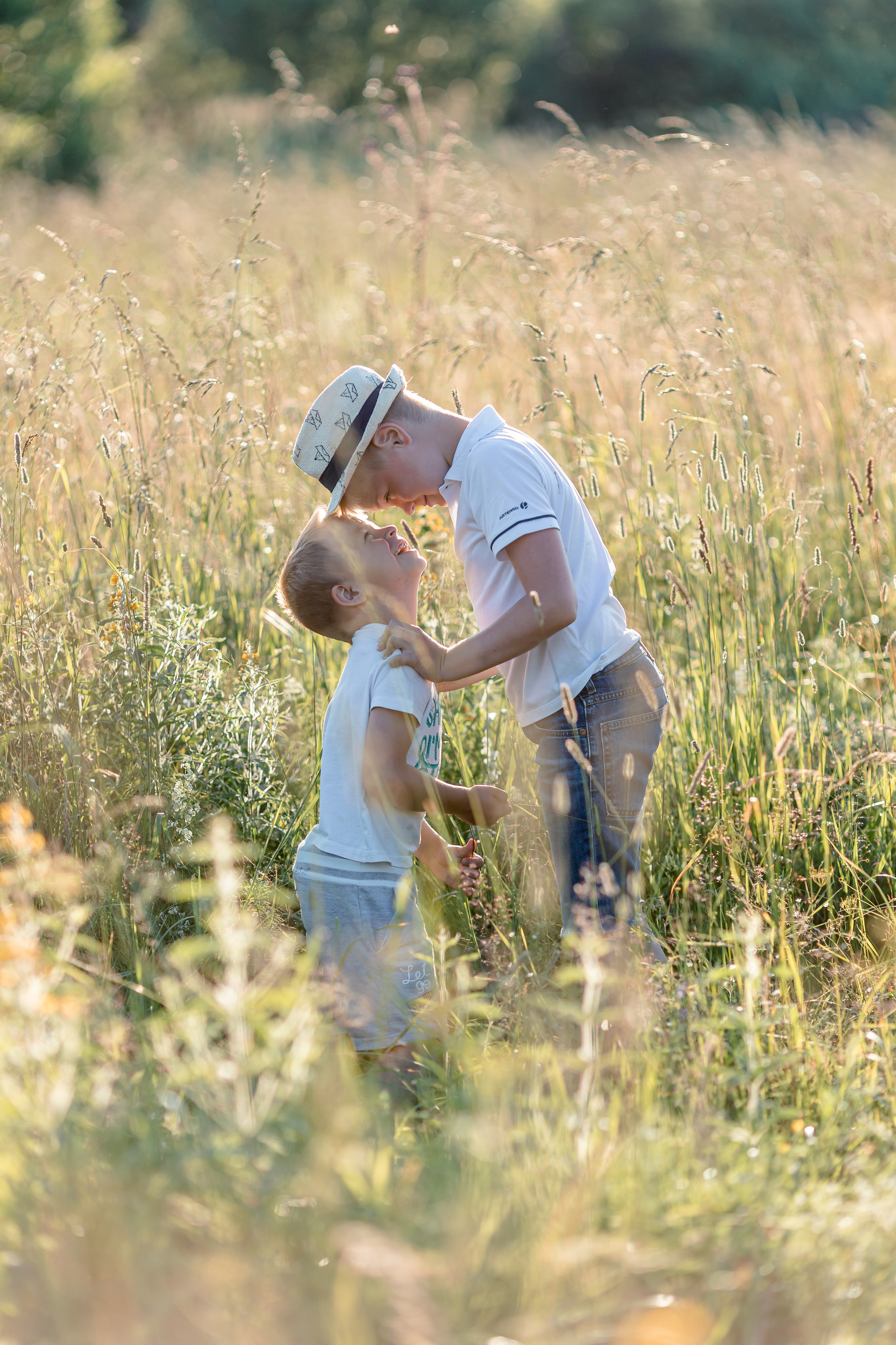 Семейная фотосессия на закате. Ирина Носова - семейный и детский фотограф