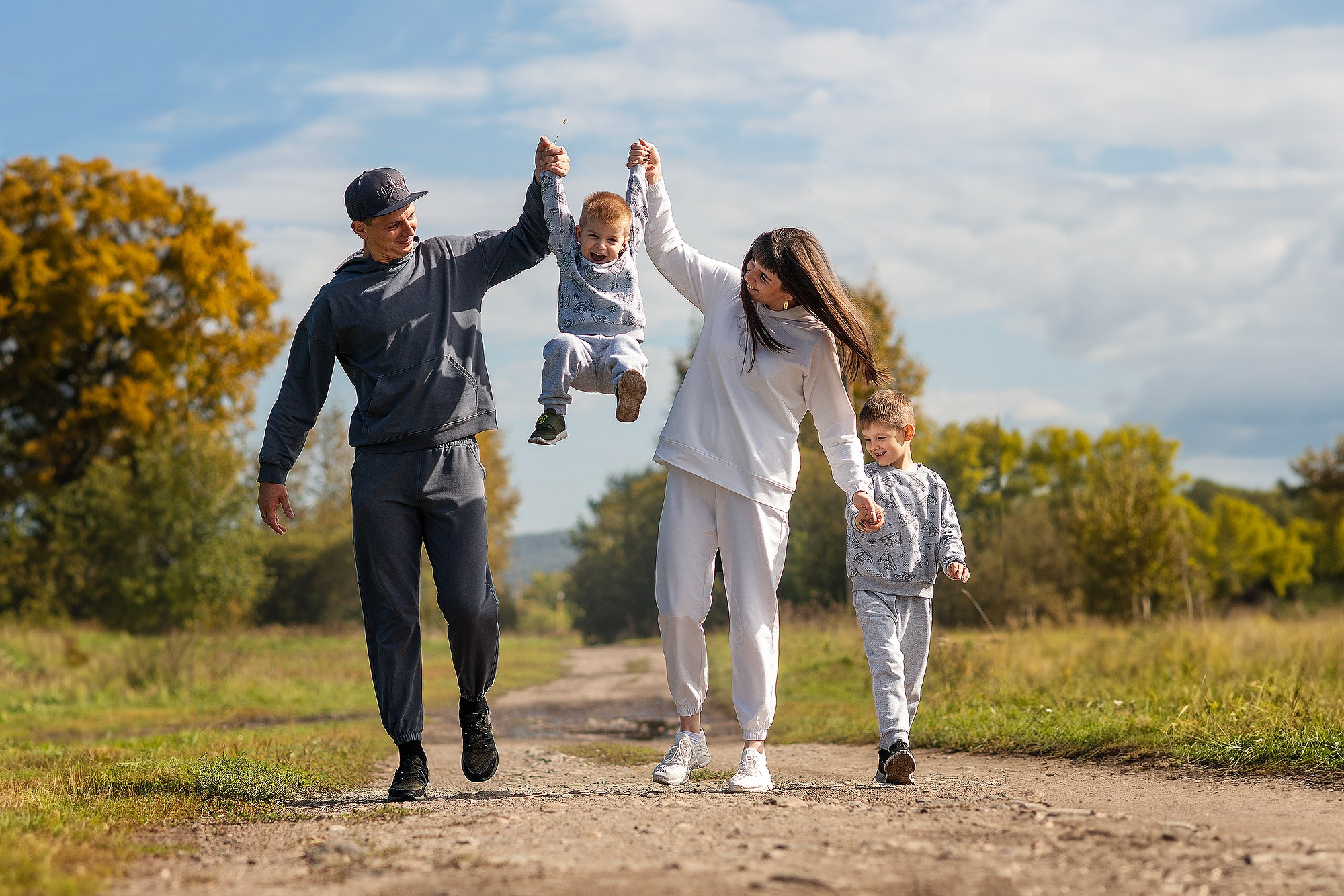 Семейная съёмка на природе. Семейный фотограф г. Новокузнецк Юлия Машникова