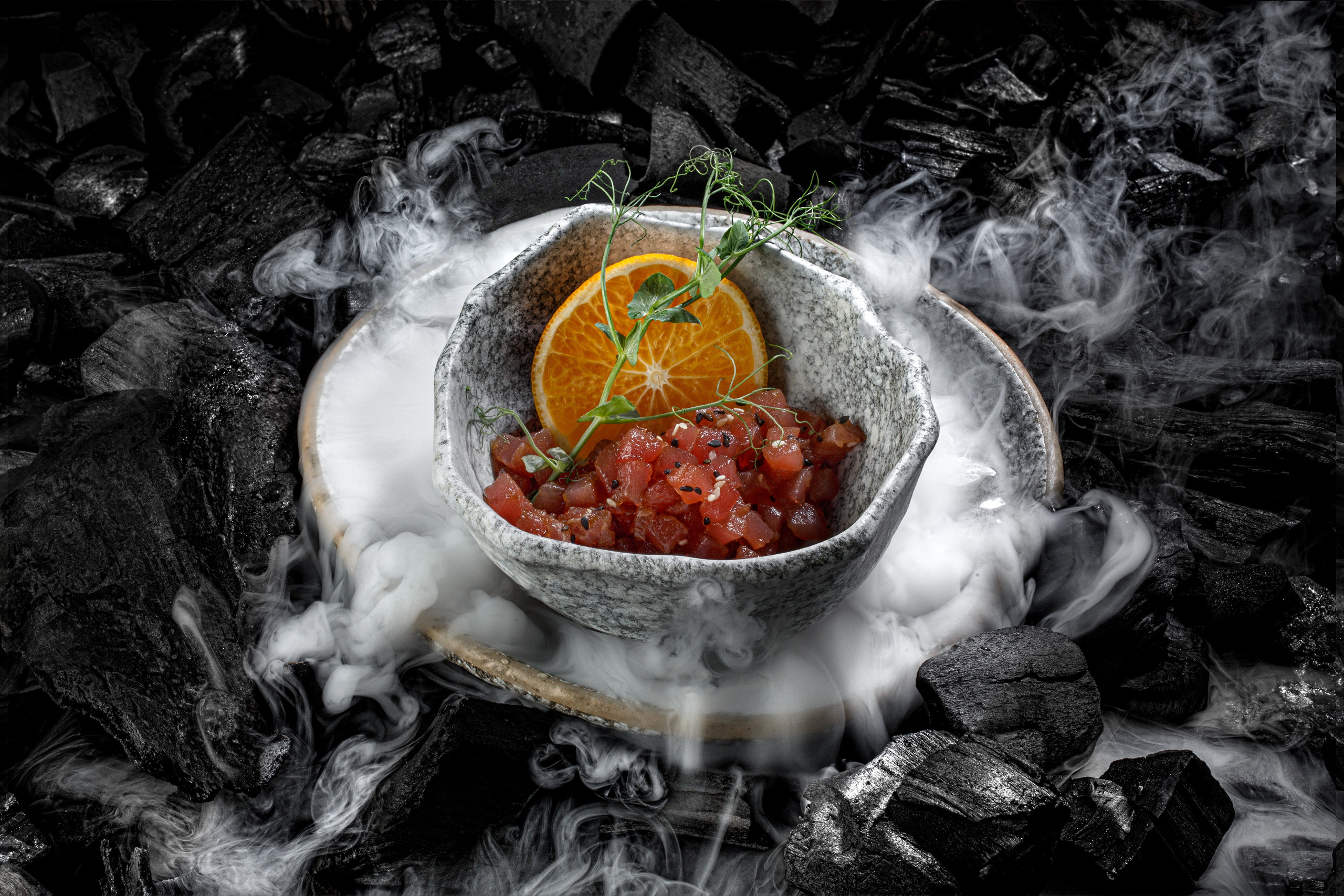 Уголь. Меню