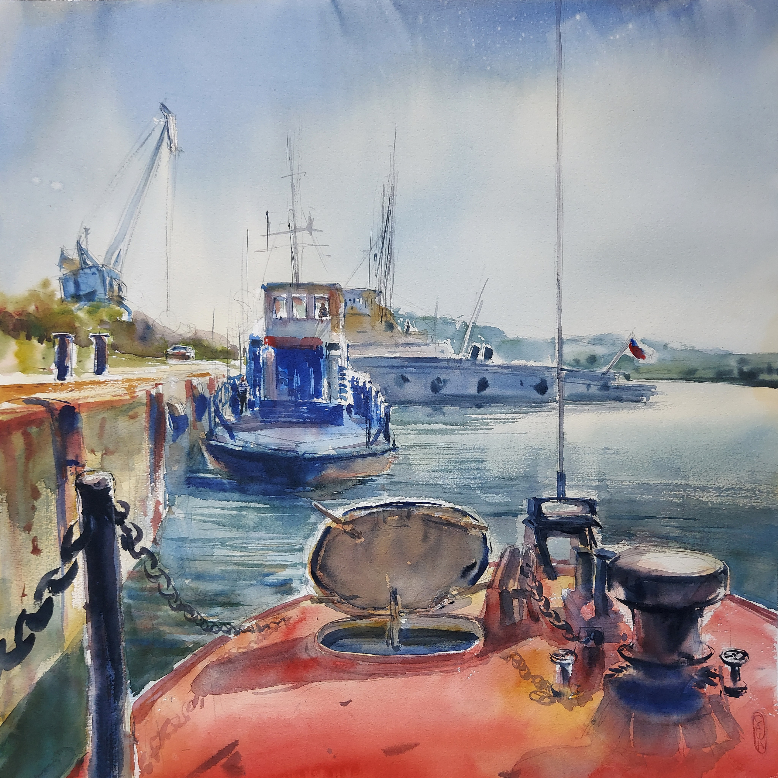 Samus Shipbuilding and Ship Repair Plant, Tomsk | June 2025 | 54 x 54 cm