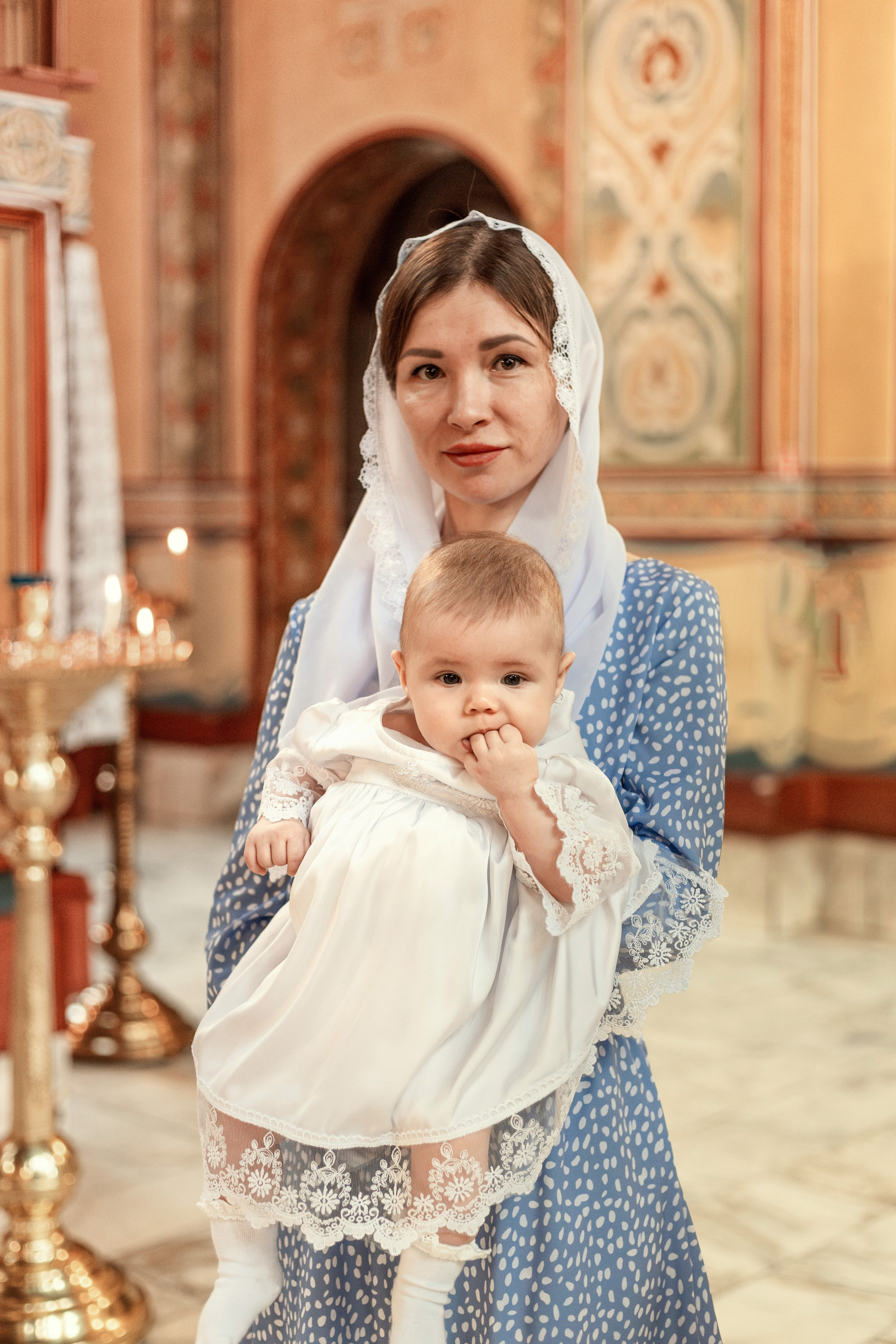 Крещение Дарии. ТОП Фотограф на Крещение и Венчание Железногорск Алексей Мещеряков