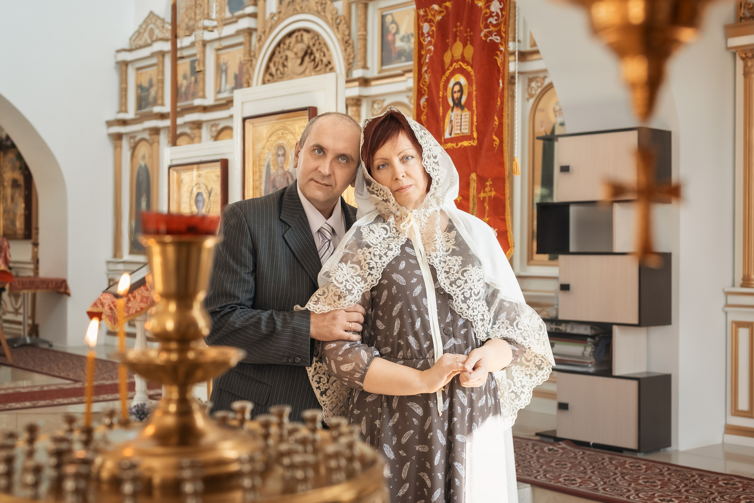 Венчание. С. Нежинка. Церковный фотограф на Таинство Крещения и Венчания в Оренбурге и Оренбургской области Екатерина Белкина