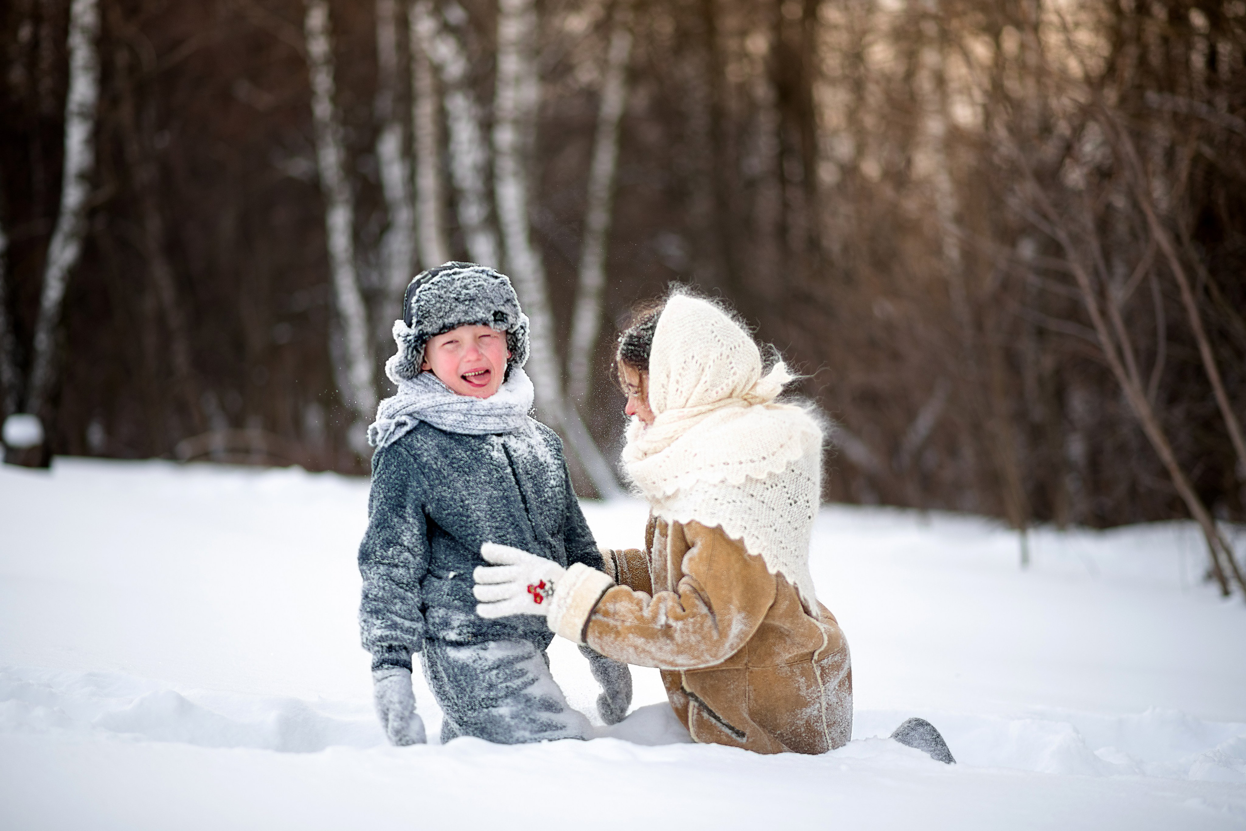 Тематическая семейная фотосессия в деревне. Семейный и детский фотограф в Туле Светлана Воронкова