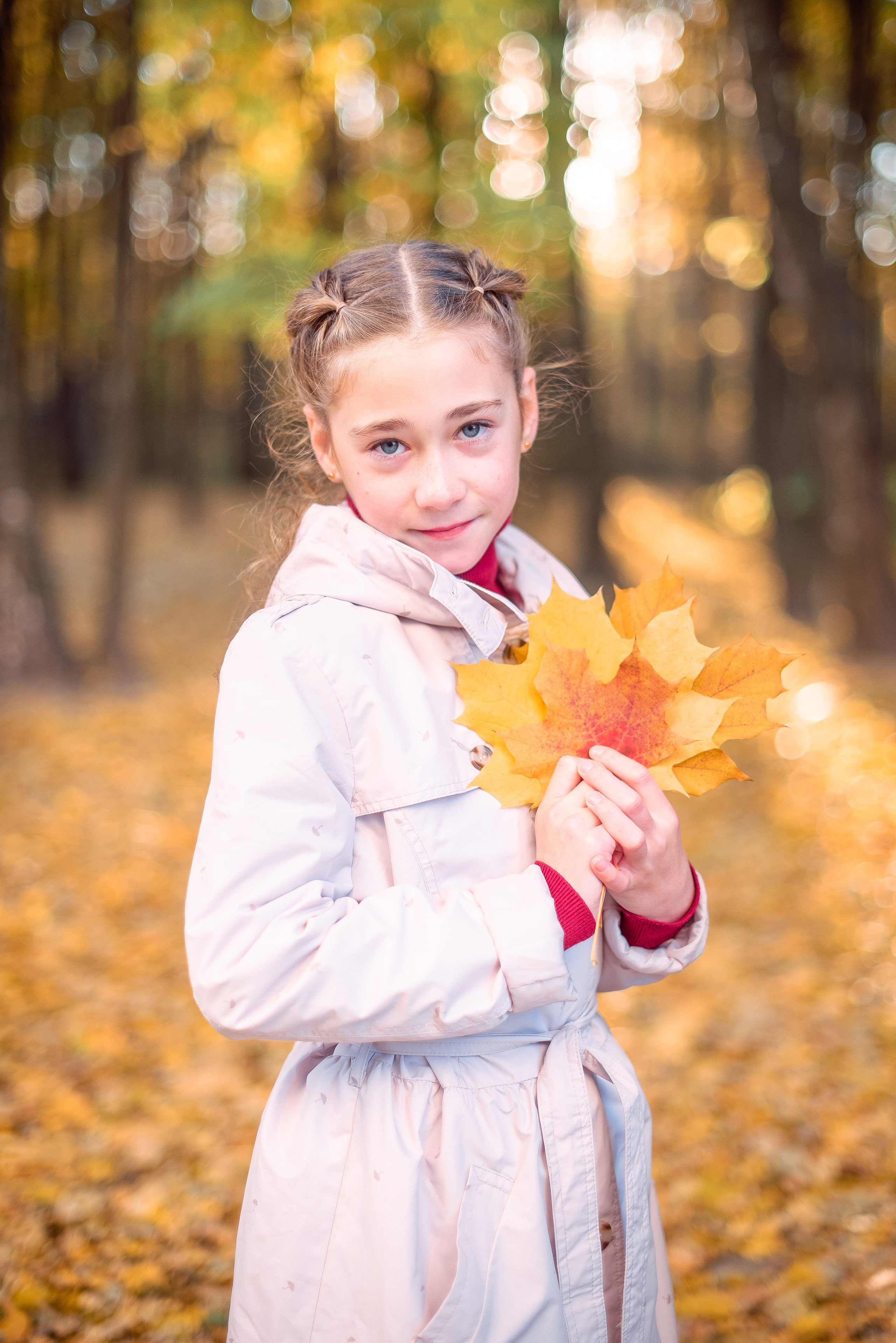 Осенняя прогулка семьи Андрея и Марины. Свадебный и семейный фотограф в Москве Юлия Винник