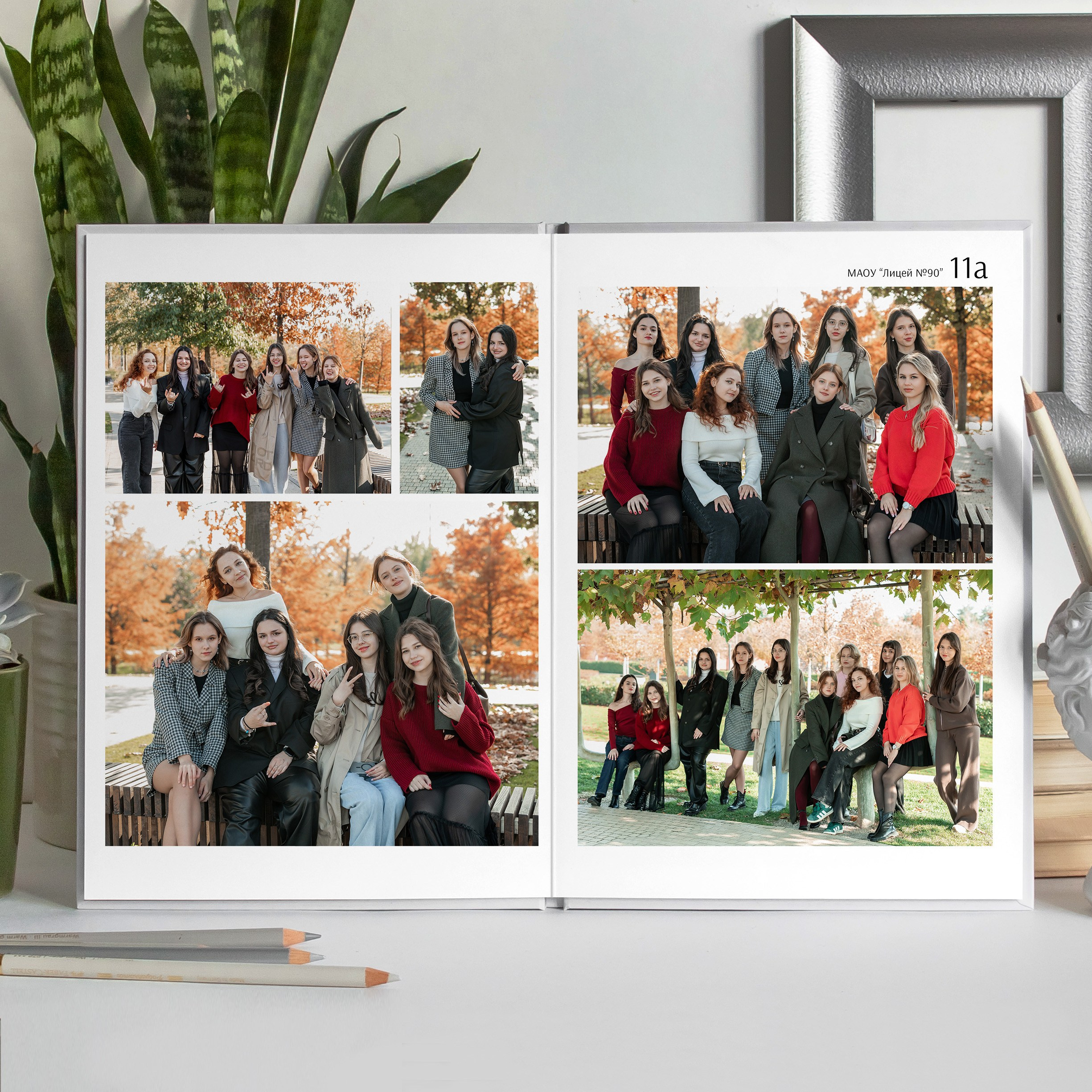 Альбом 9-11 класса (5 разворотов). ФОТОГРАФ ВЫПУСКНЫХ АЛЬБОМОВ в Краснодаре Ворчик Татьяна