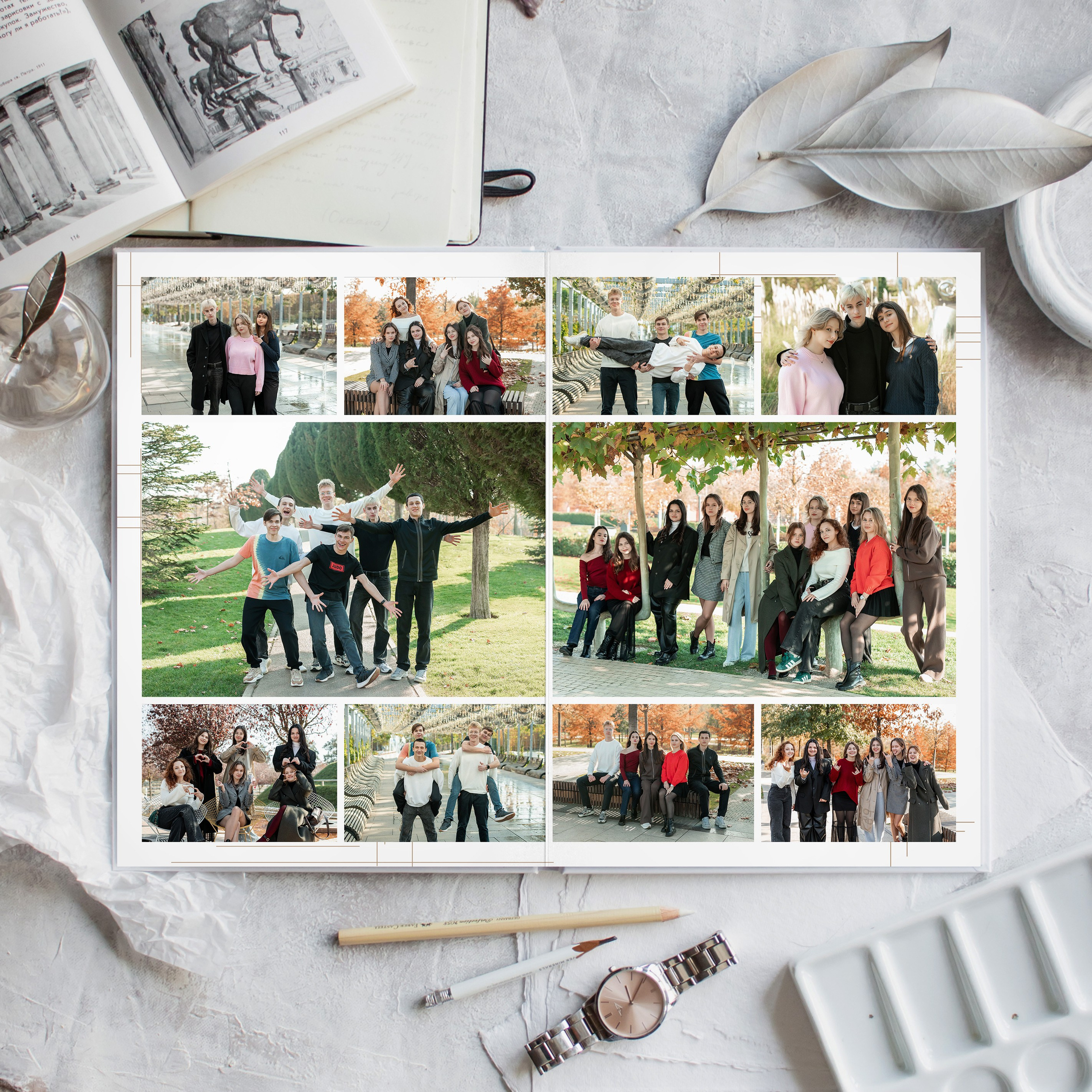 Альбом 4-11 класса (5 разворотов). ФОТОГРАФ ВЫПУСКНЫХ АЛЬБОМОВ в Краснодаре Ворчик Татьяна