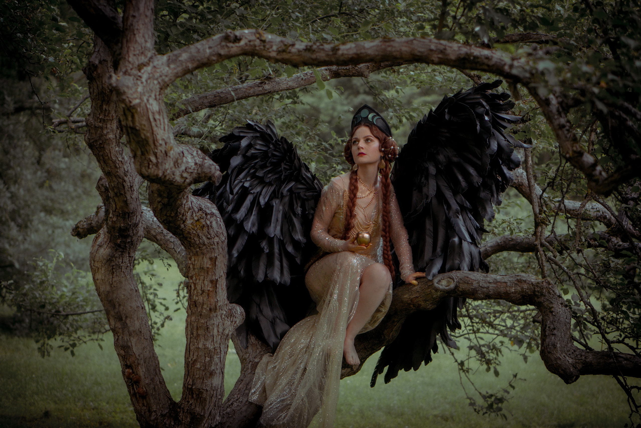 Птица-Сирин. Художественный фотограф Салаева Алина