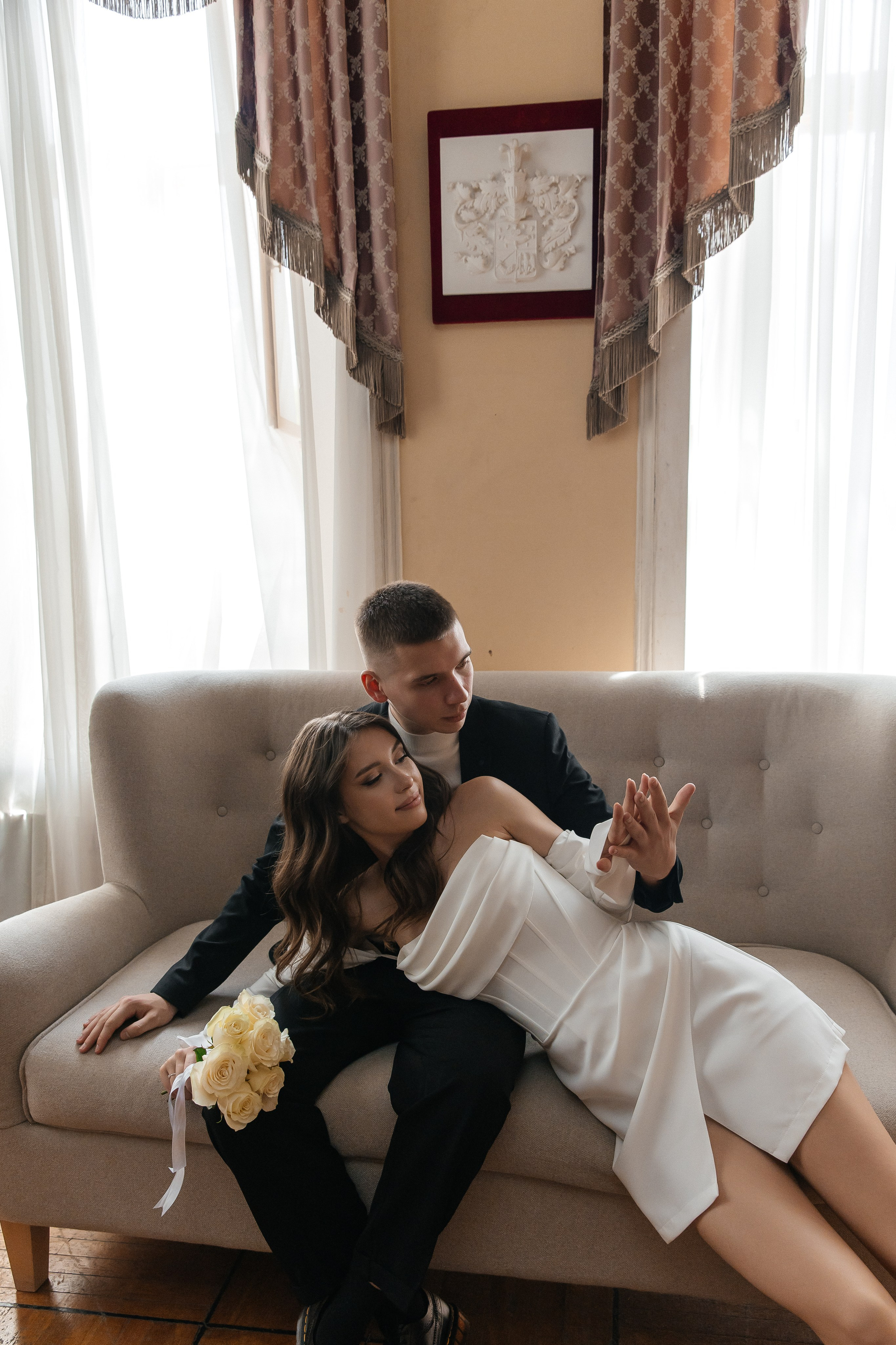 Даниил и Анастасия. Свадебная фотосессия в Библиотеке-читальне им. А. С. Пушкина. Фотограф и видеограф Анна Домашенко