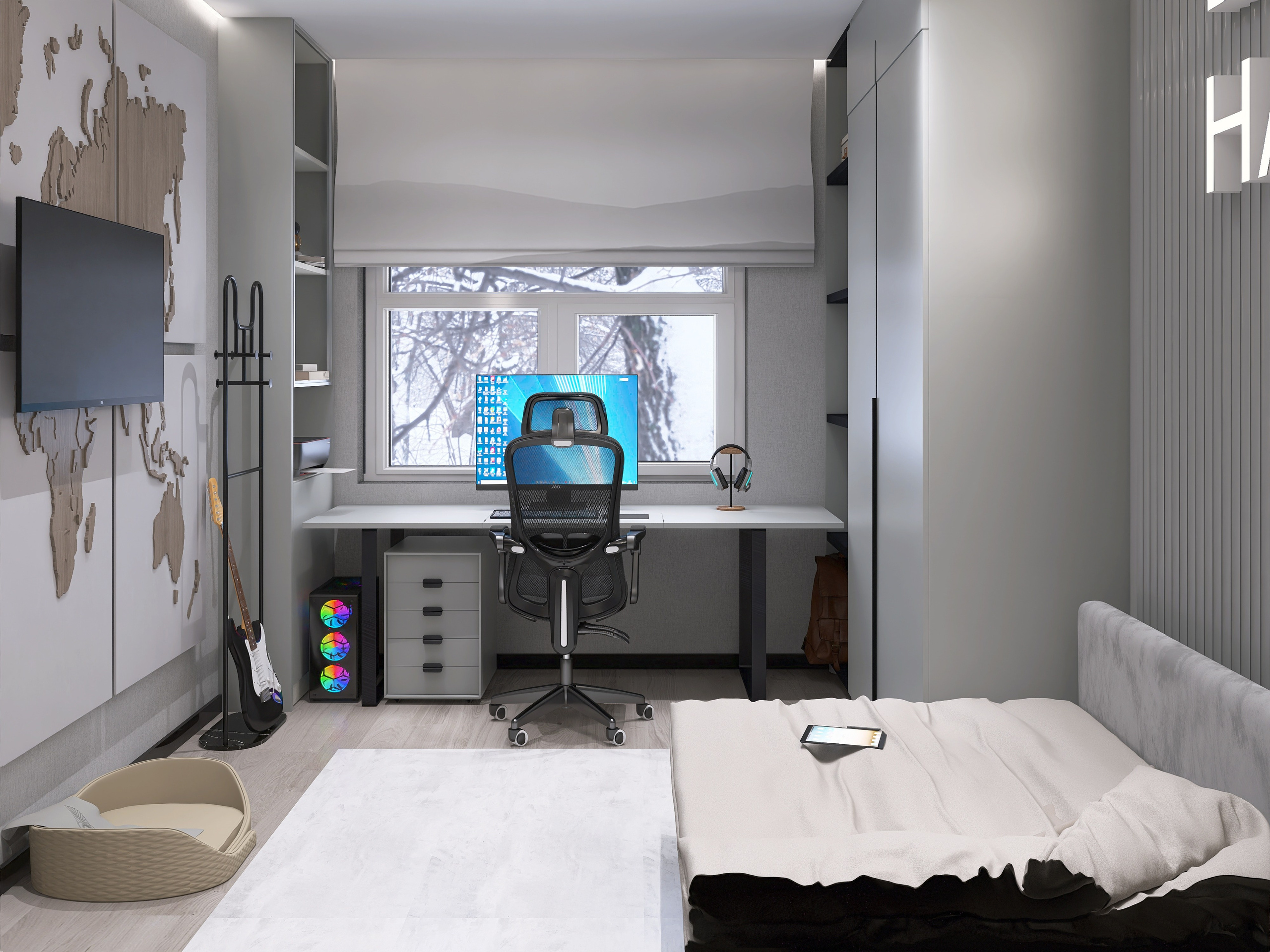 КП Гармония. Площадь 107 кв. м. Дизайнер интерьера в Новосибирске_Елена Сергеева