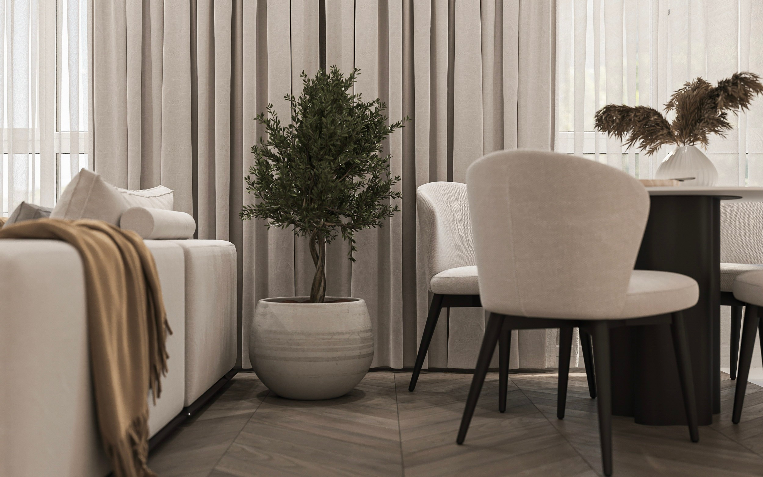 ЖК Державина, 50. Площадь 61 кв. м. Дизайнер интерьера в Новосибирске_Елена Сергеева