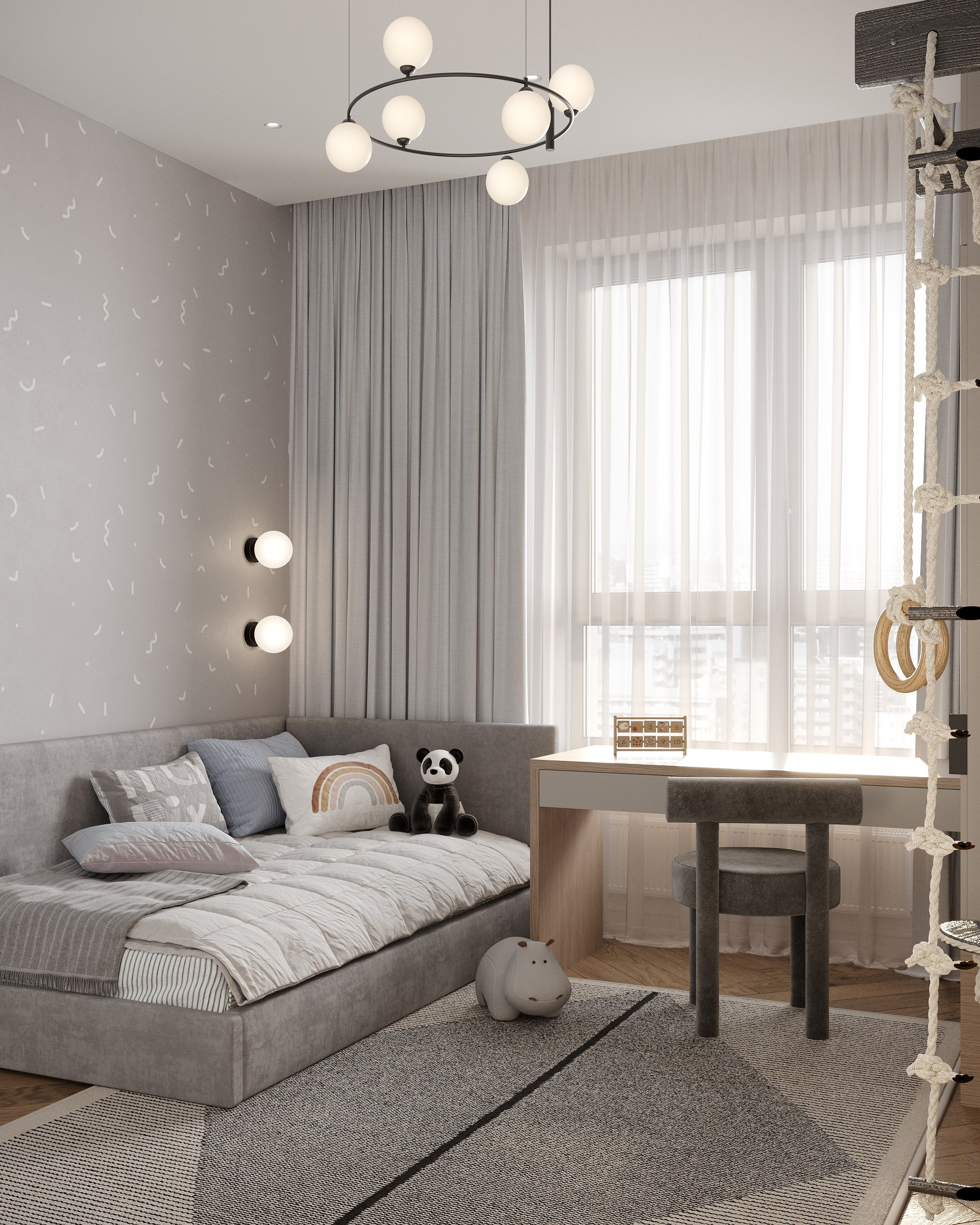 Дизайн трехкомнатной квартиры в ЖК Крыловка Парк Казань. Архитектор-дизайнер в Казани