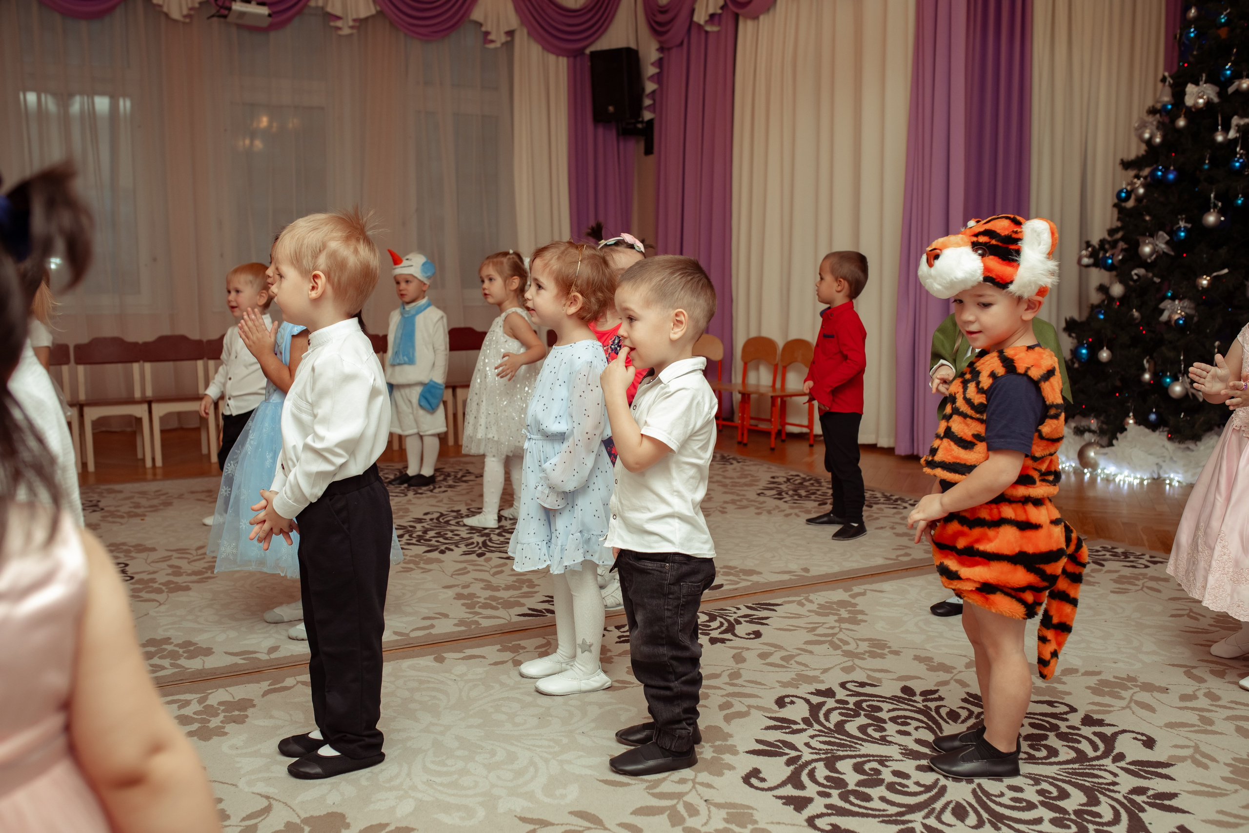 Новогодний утренник в детском саду. Семейный и детский фотограф в Москве Дорогова Екатерина