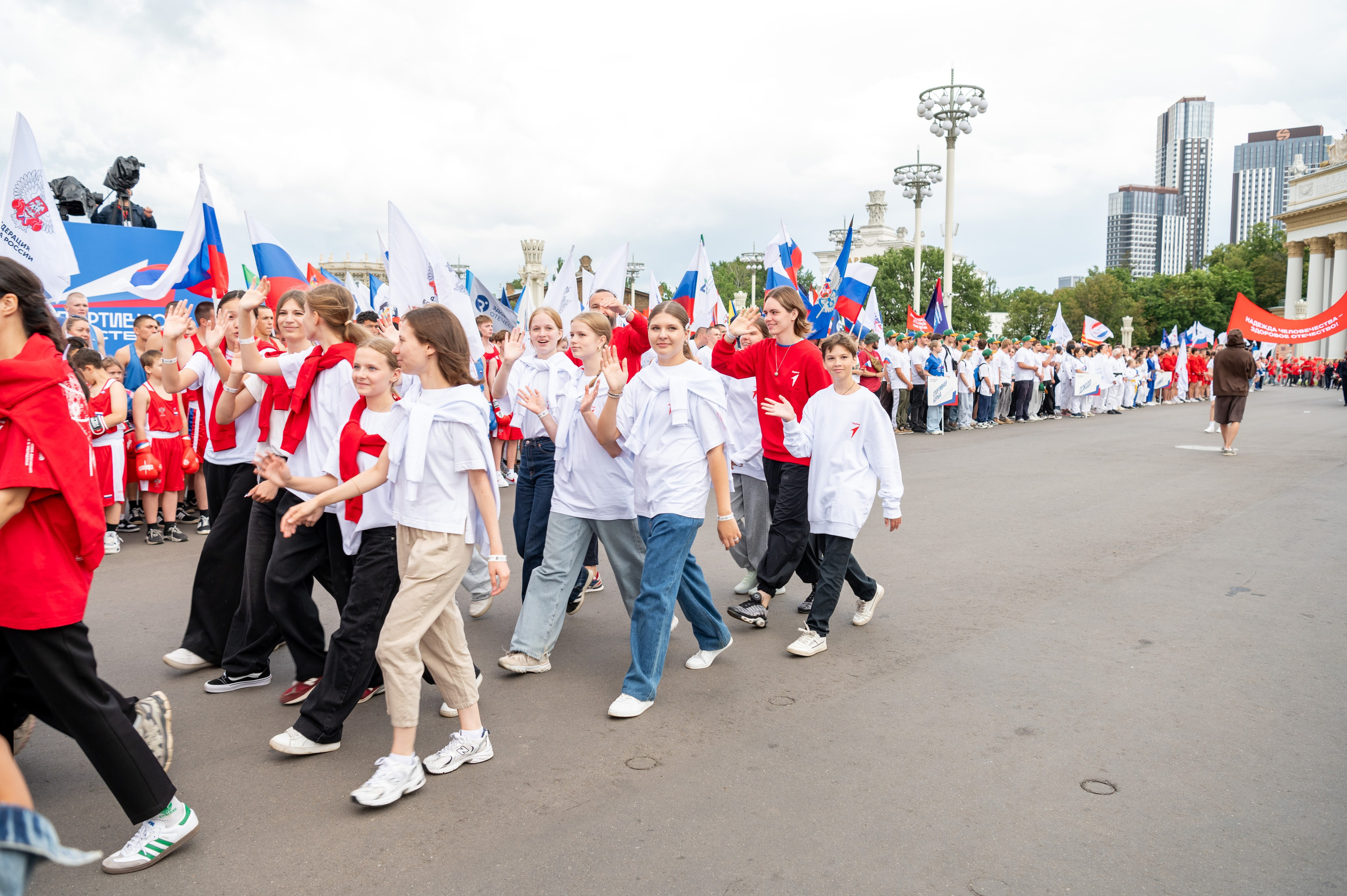 Спортивное шествие посвященное Дню физкультурника!. Детский и семейный фотограф г. Москва Оксана Катаджи