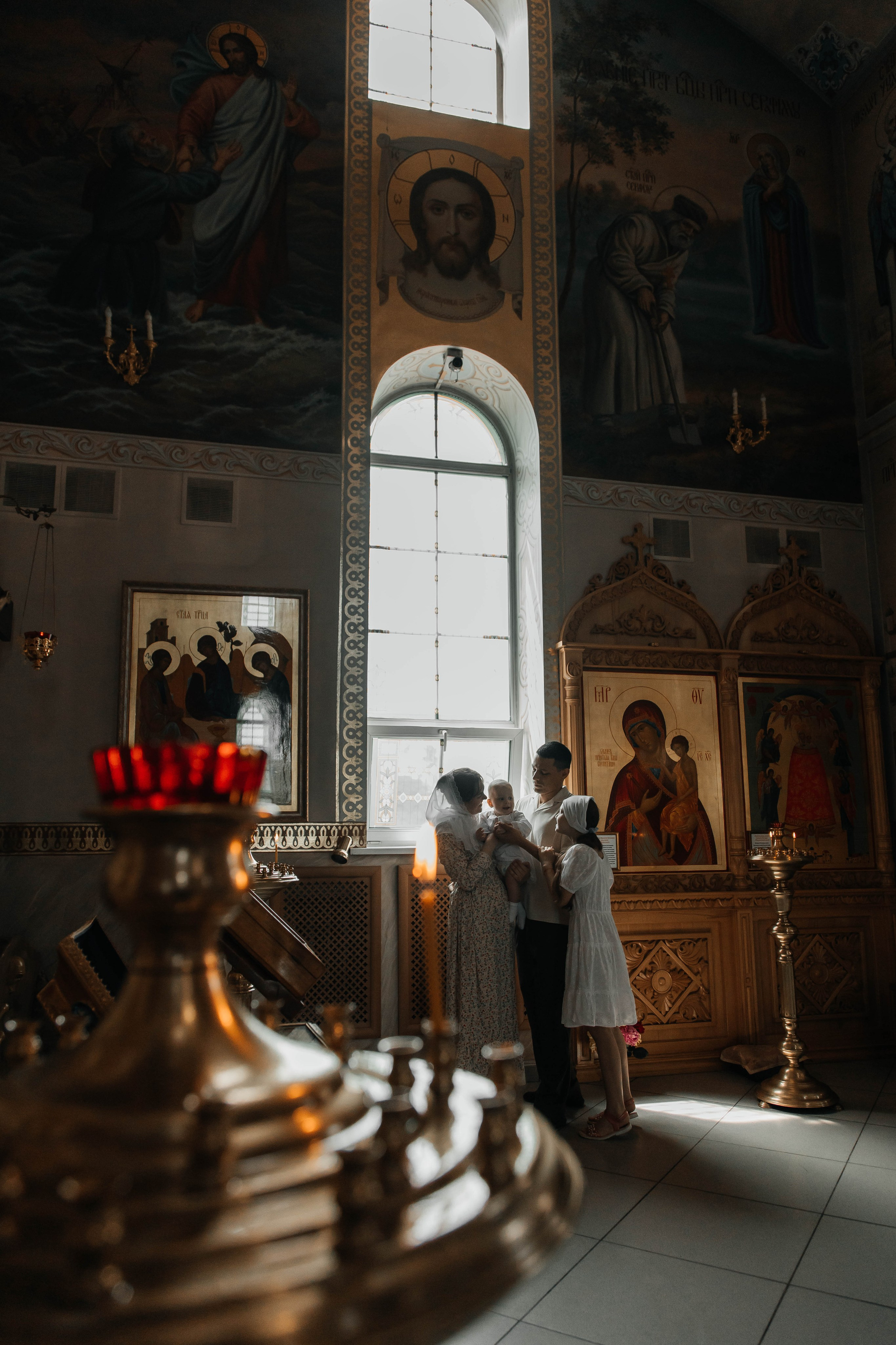 Таинство крещения Димочки. Фотограф в городе Сальск