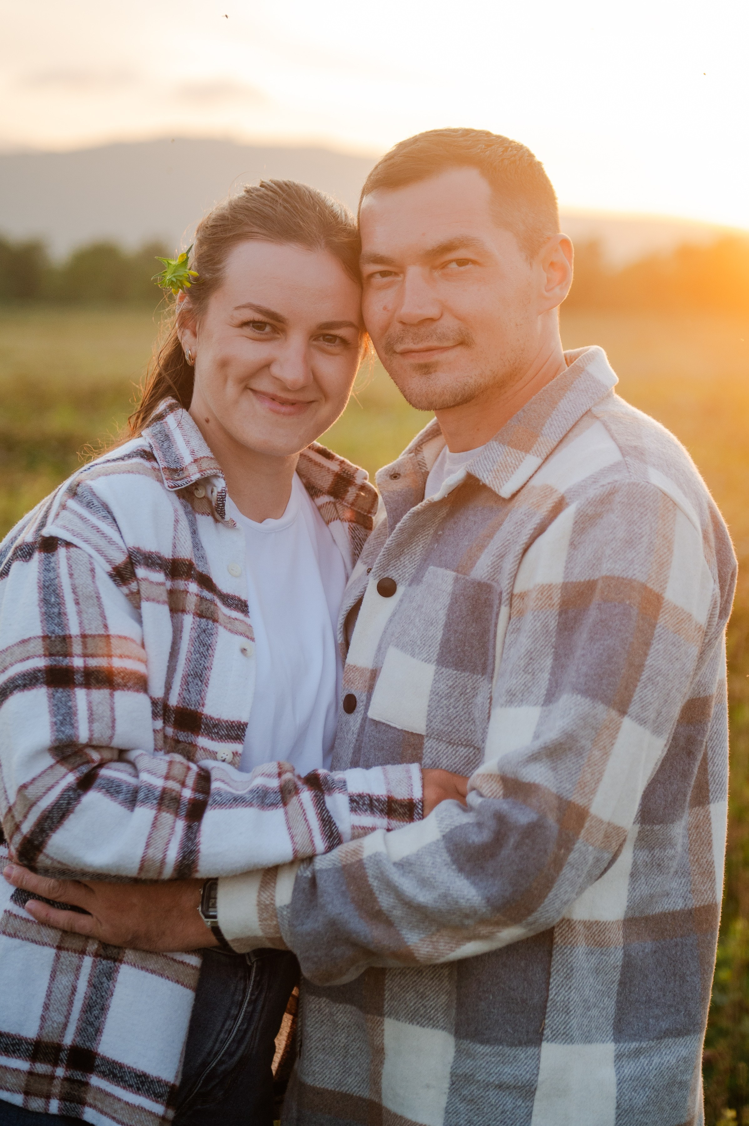 На закате с вулканами. Свадебный и семейный фотограф Камчатка. Фотограф Камчатка