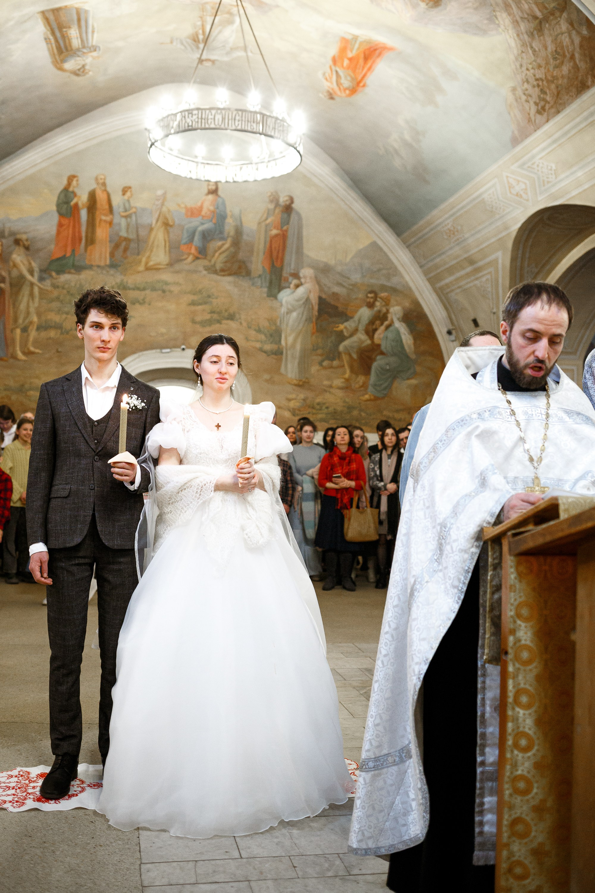 Венчание в храме Космы и Дамиана в Шубине
