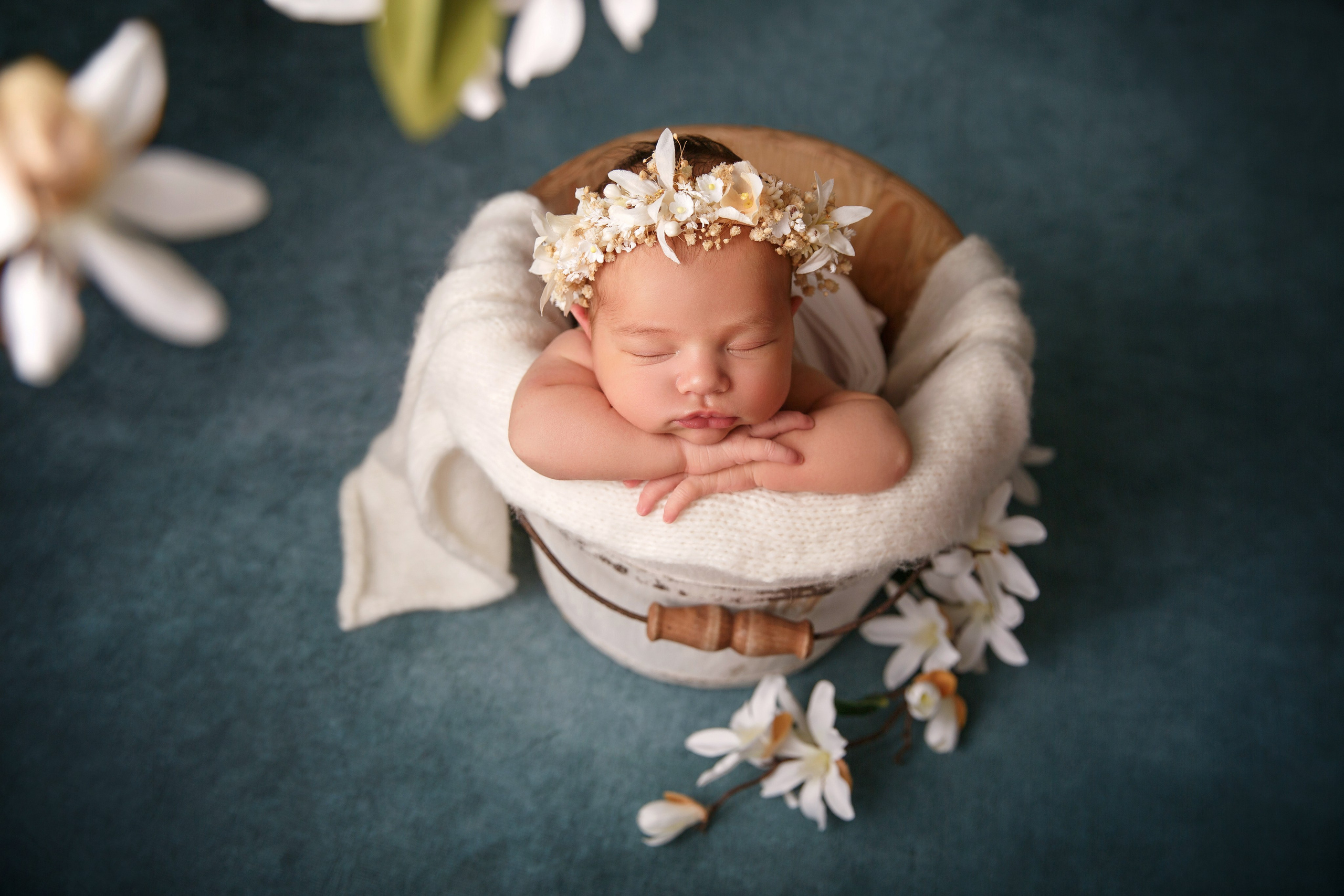 Deep blue. Фотограф новорожденных, семейный фотограф в Санкт-Петербурге