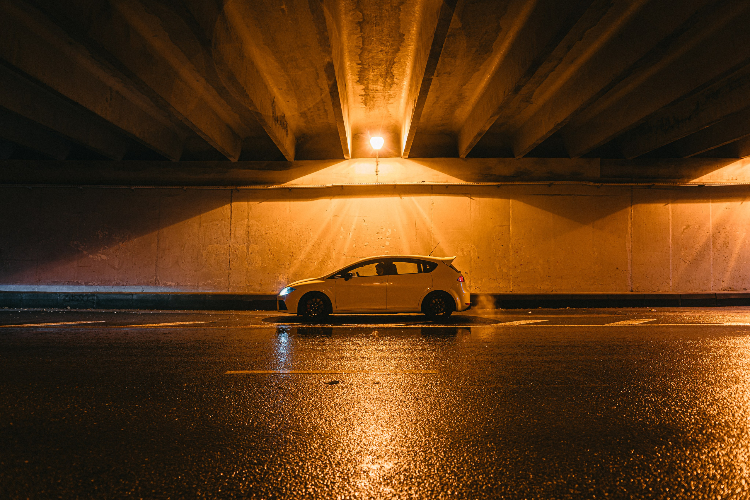 Seat Leon Cupra. Жуков Илья  свадебный фотограф в Москве