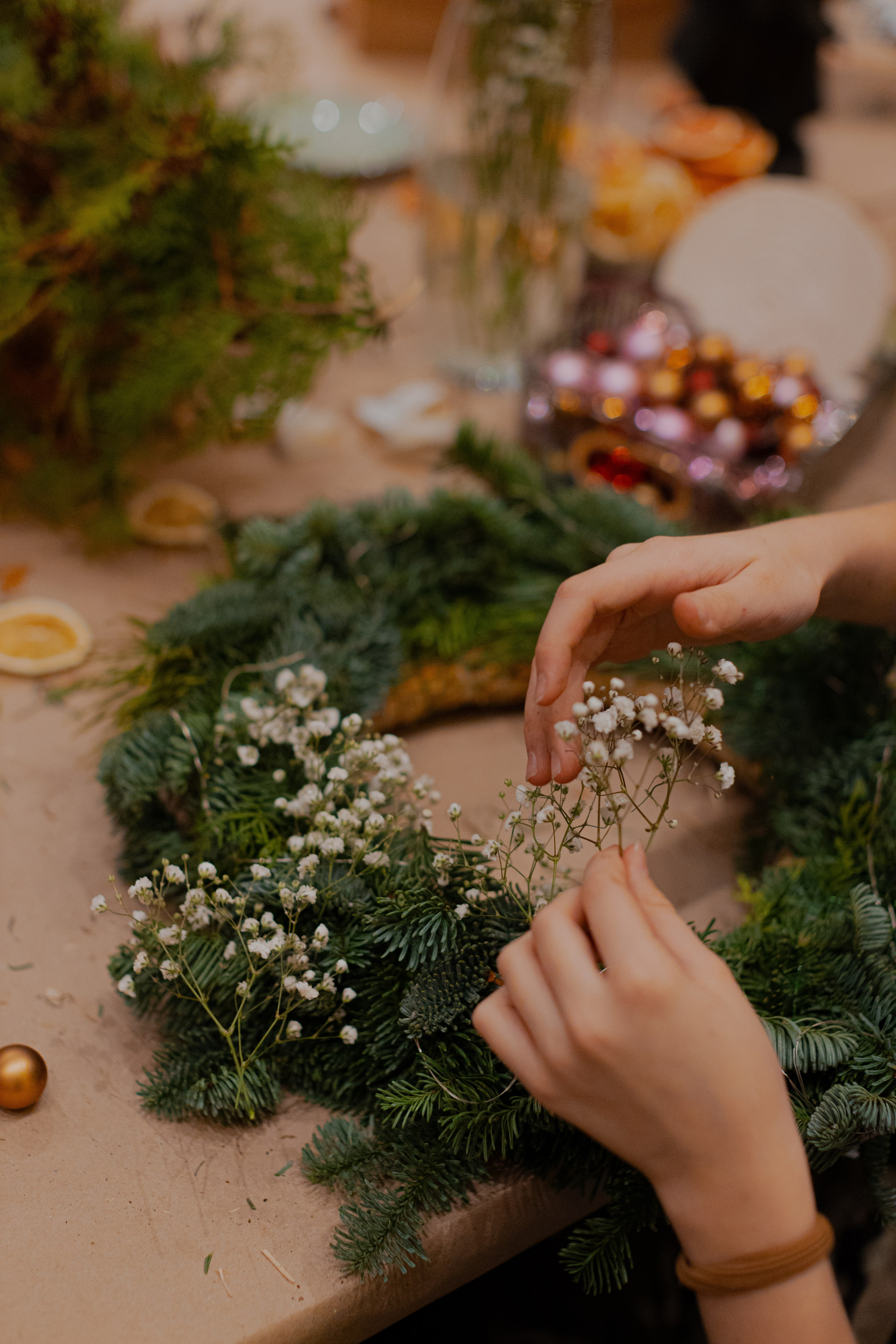 Мк Новогодний Венок. Анастасия Ракчеева Художник