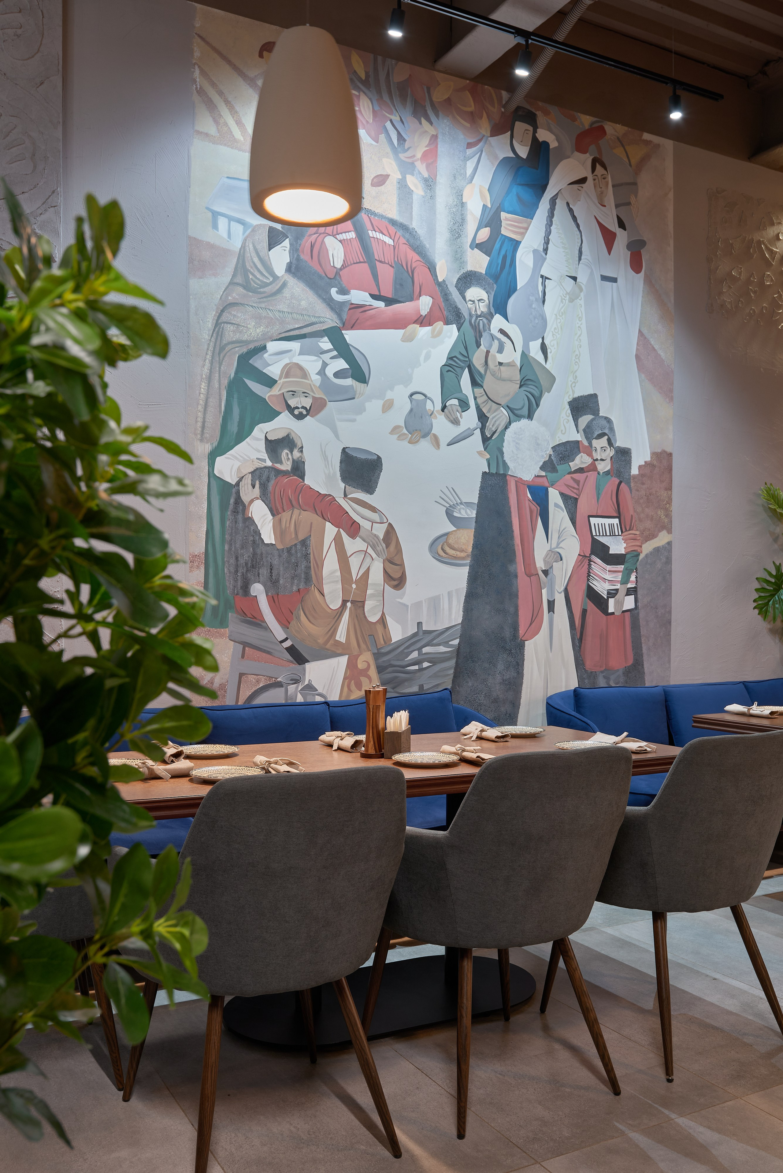 Ресторан Любимый грузинский, Магнитогорск. Абросимов Лев интерьерный и архитектурный фотограф