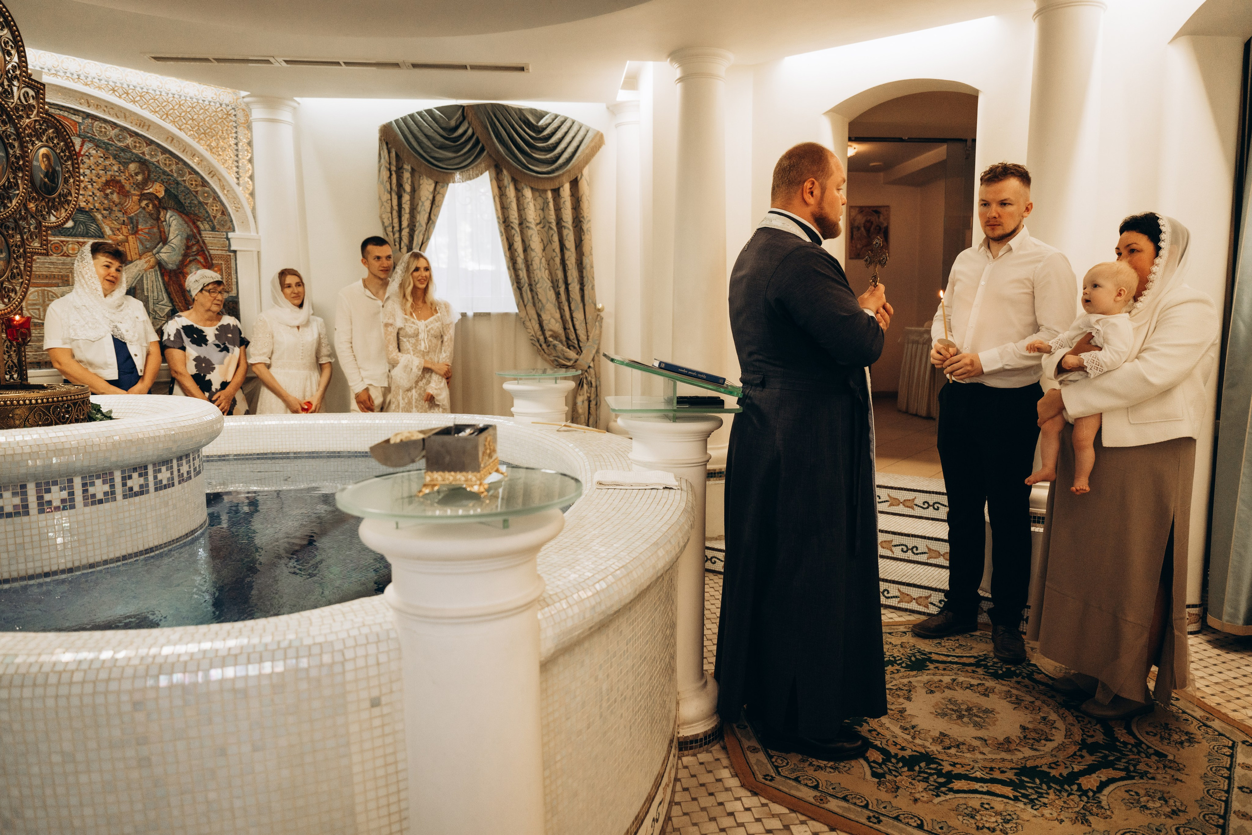 Крещение Тёмы. Фотограф Мария Миллс | Минск