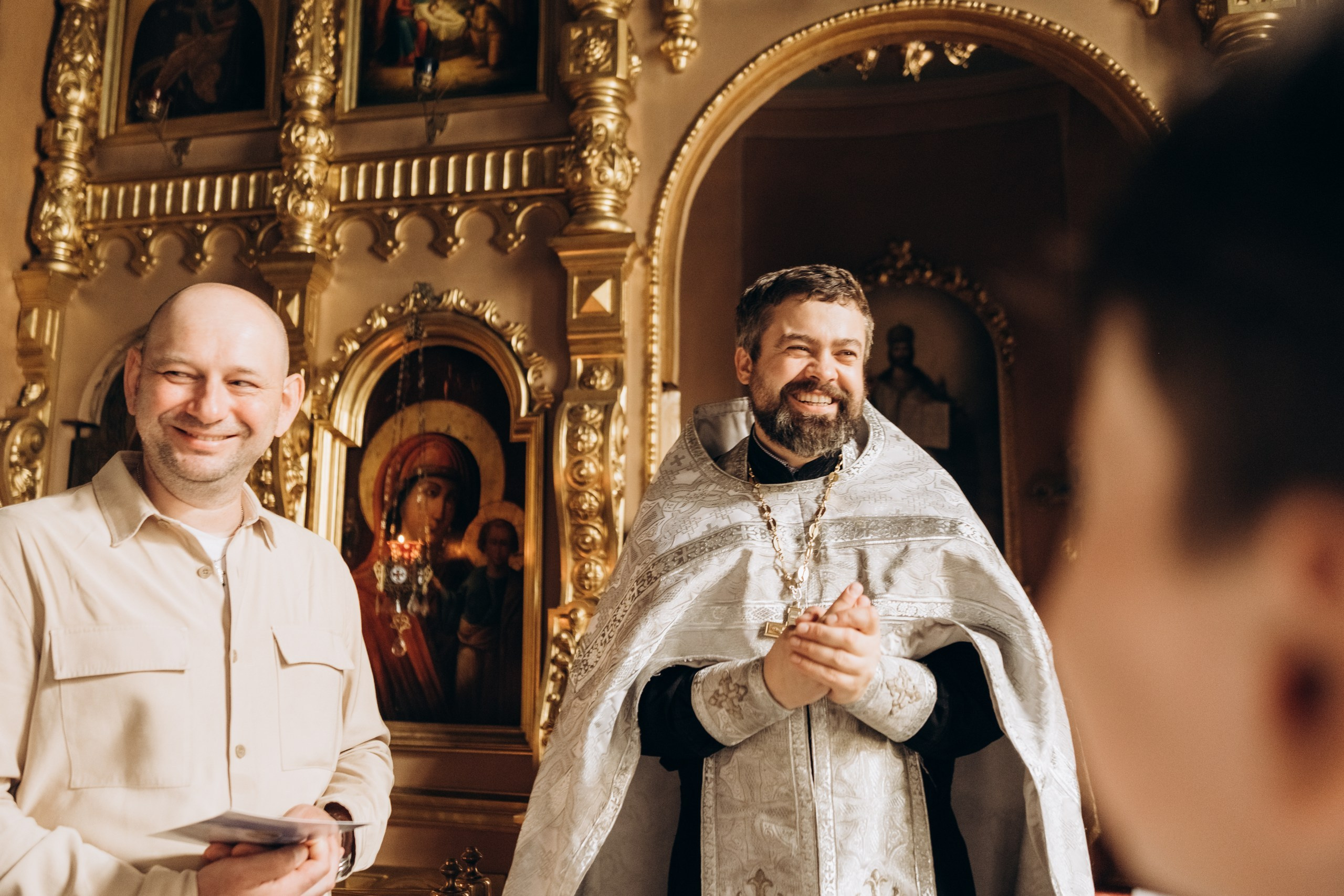 Крещение в Даниловском монастыре. Фотограф Светлана Мерзлякова
