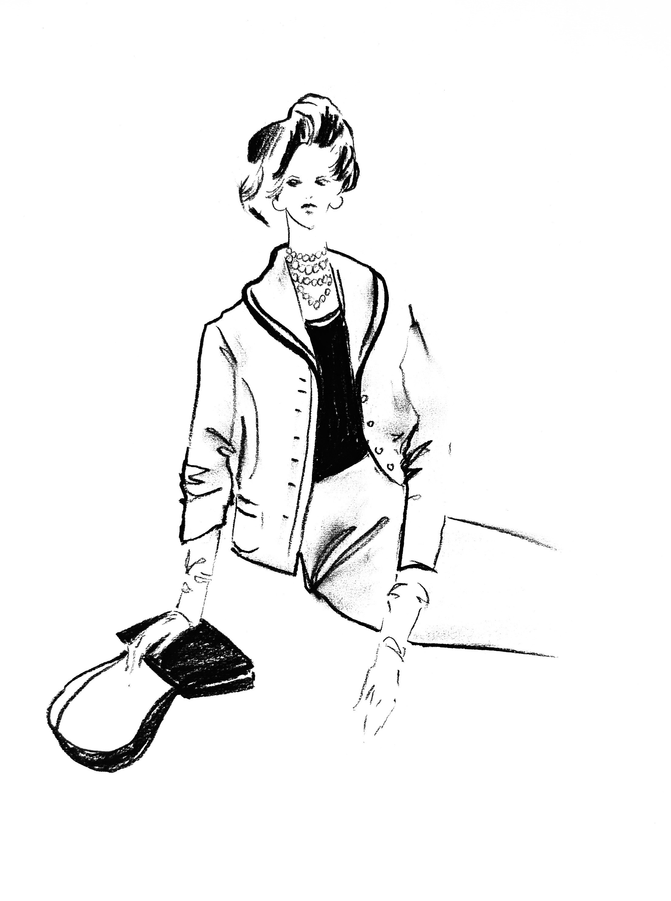 Sketchbook Monochrome. Коммерческий иллюстратор | Юлия Кученко