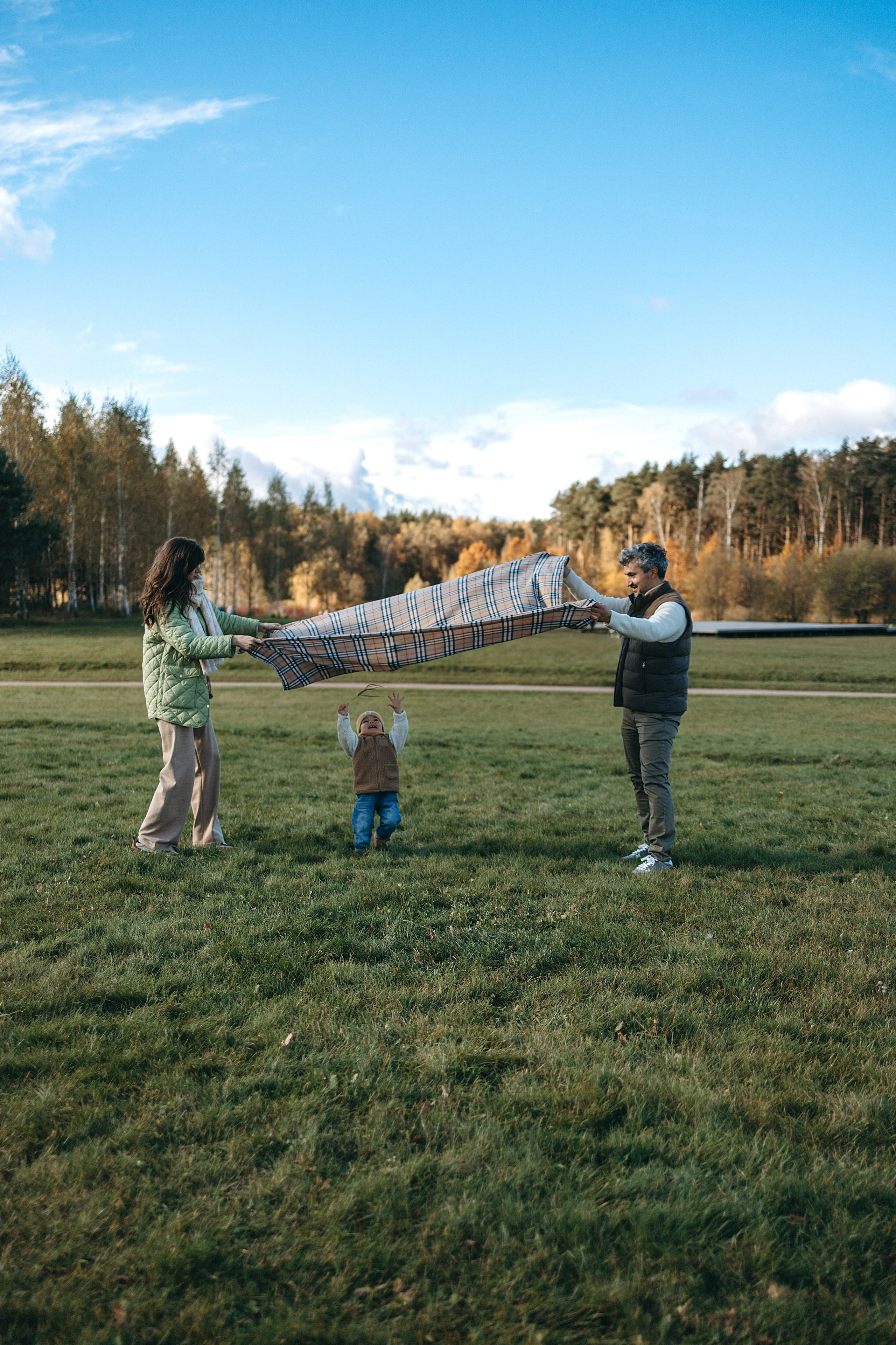 Осенняя семейная съемка. Фотограф Анималист в Москве Анастасия Жучкова