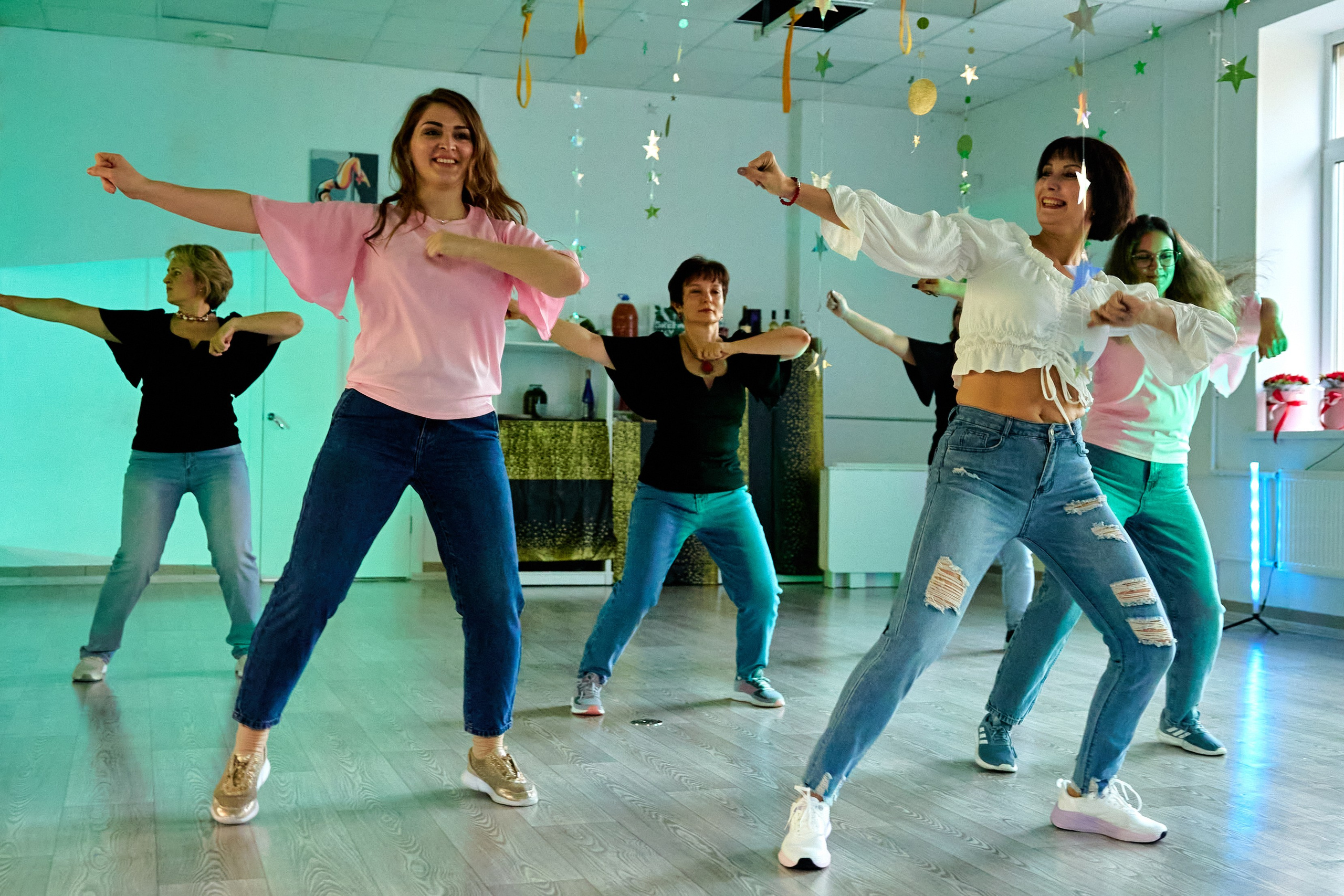 Вечеринка в стиле «HOLLYWOOD» в фитнес-студии «SWAN». Фотограф Люся Воробьева