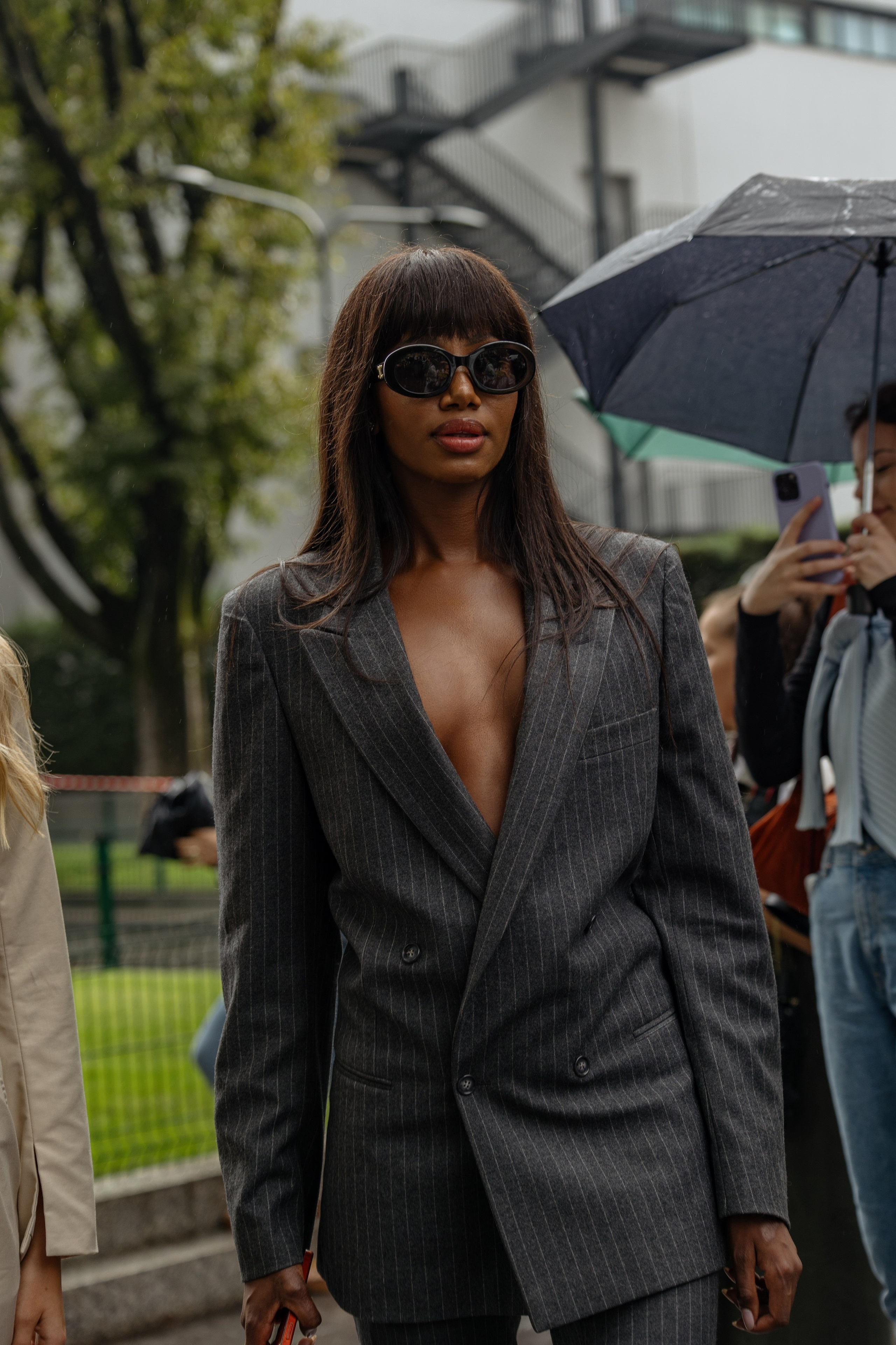 MFW SPRING/SUMMER 2024 EMPORIO ARMANI. Photographer in Milan Ivan Goncharov