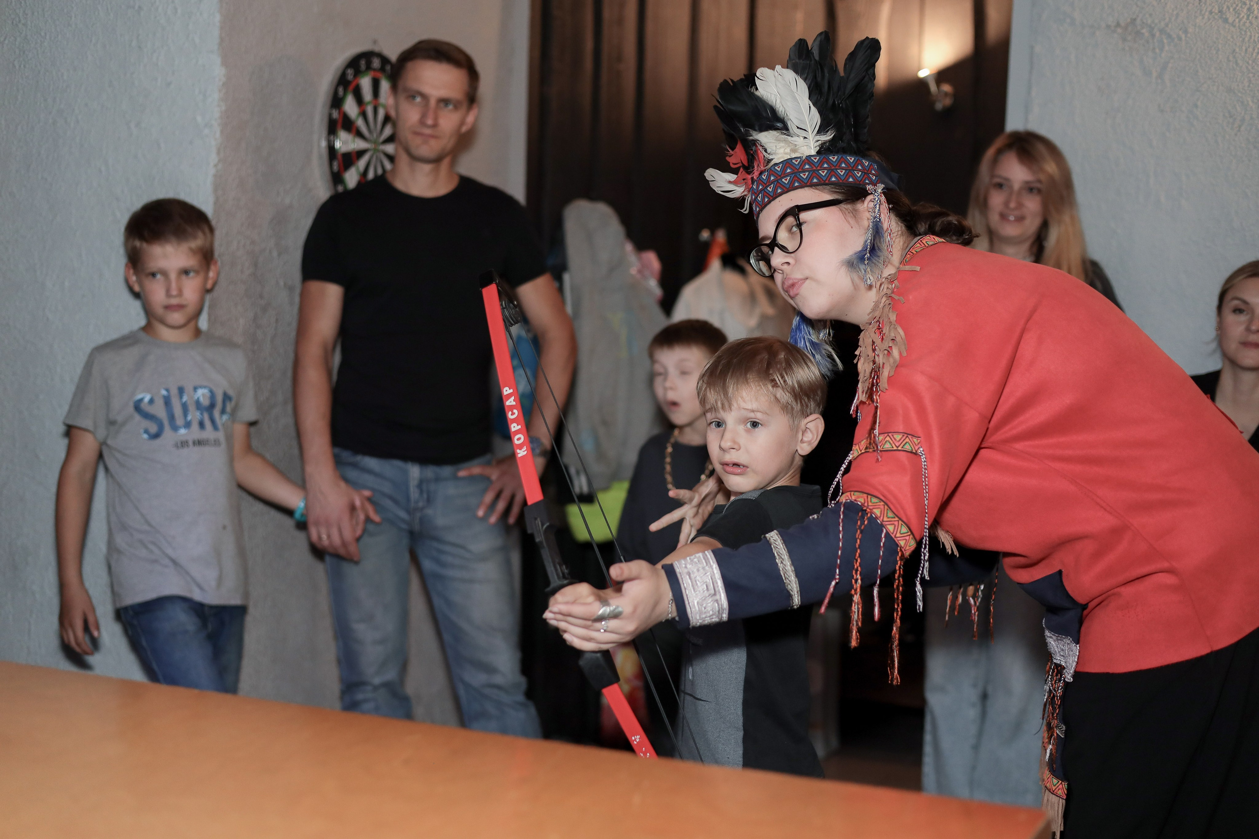 День рождение в стрелковом клубе. Фотограф Надршина Лилия