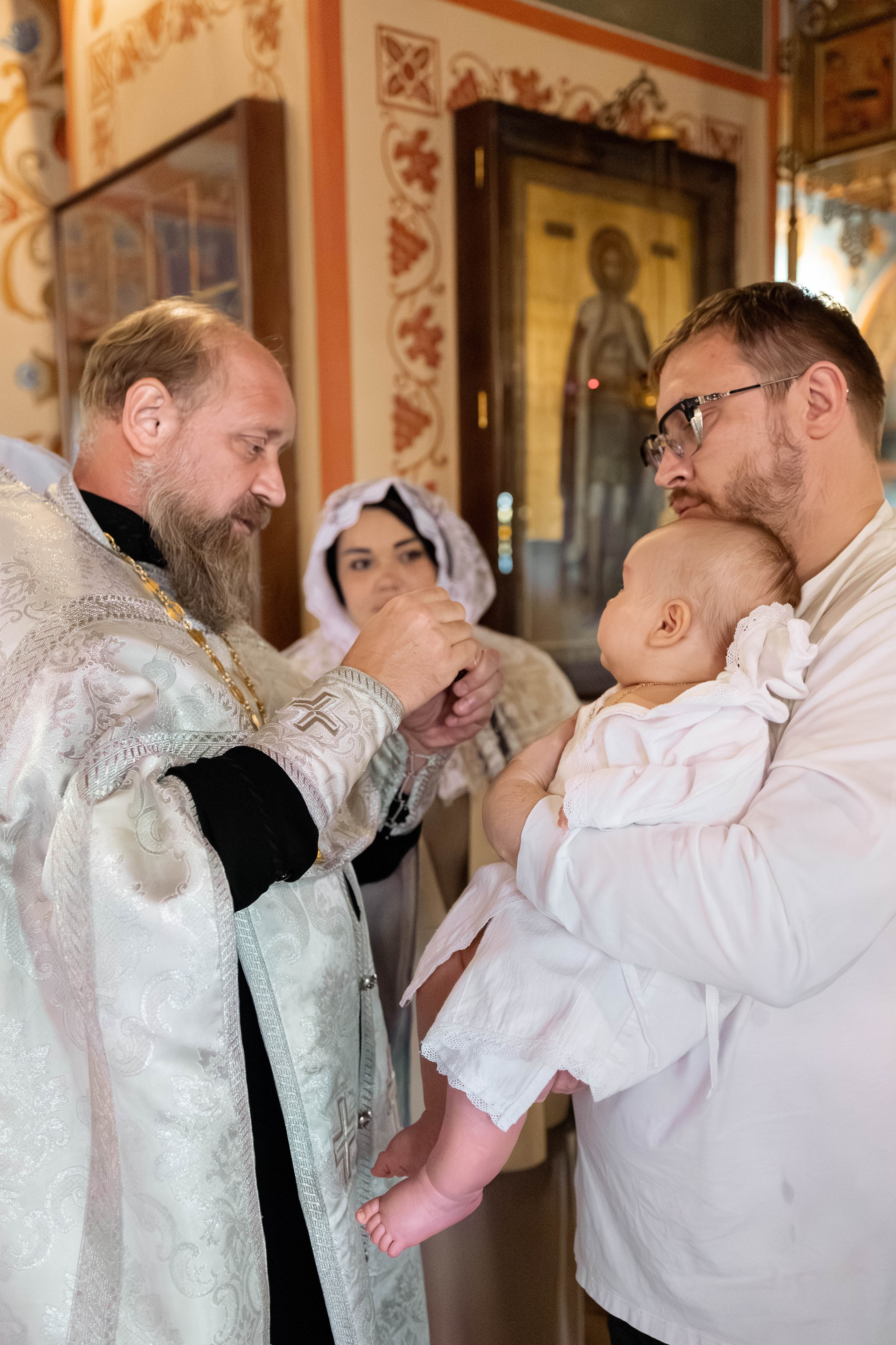 Таинство Крещения Евгения. Фотограф новорождённых Newborn Москва