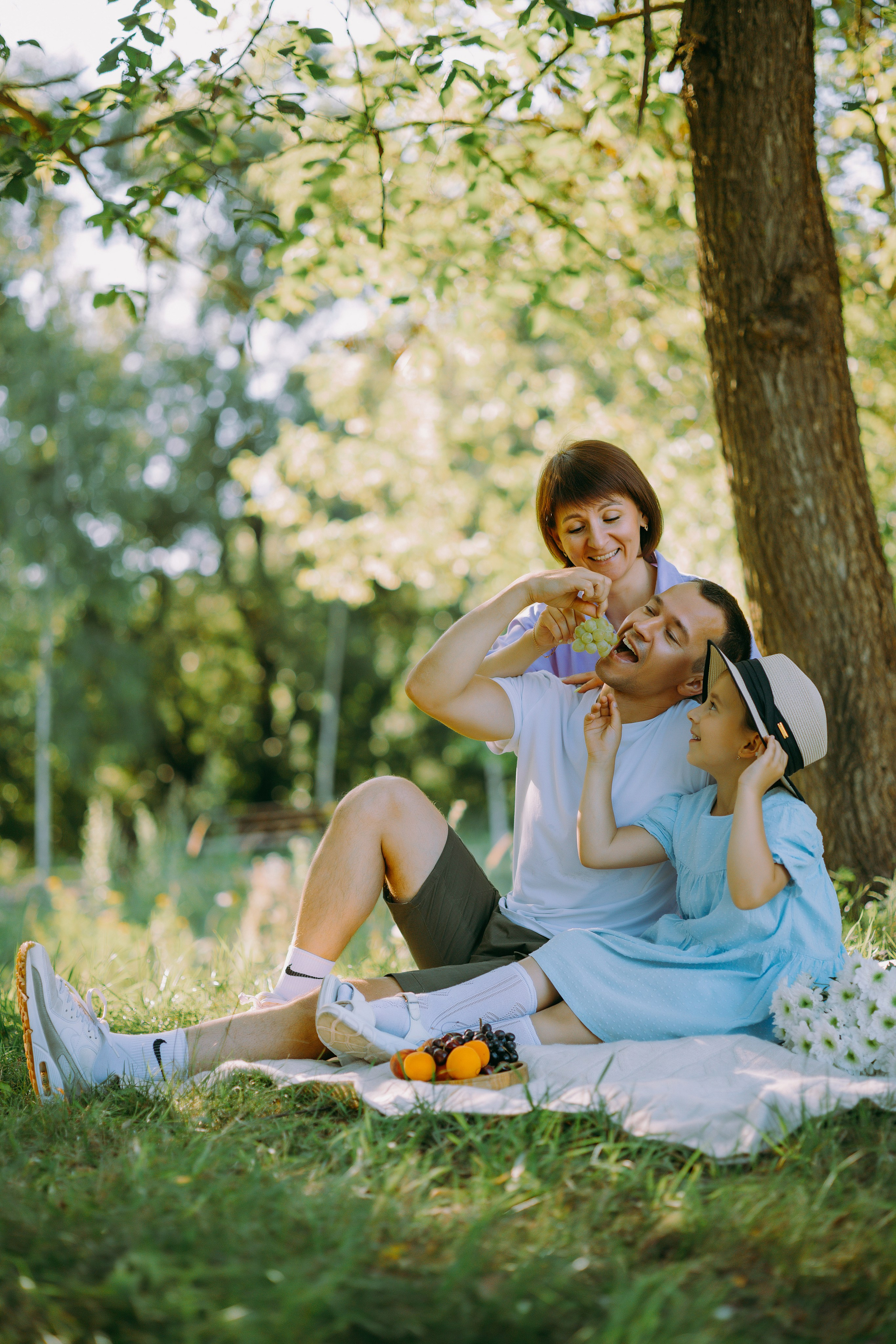 Съемка в парке для семьи. Выпускные альбомы в Серпухове