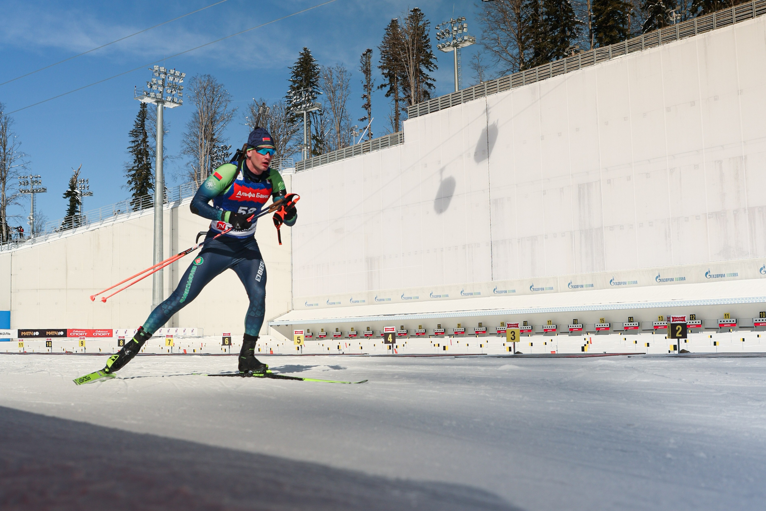 Биатлон спринт