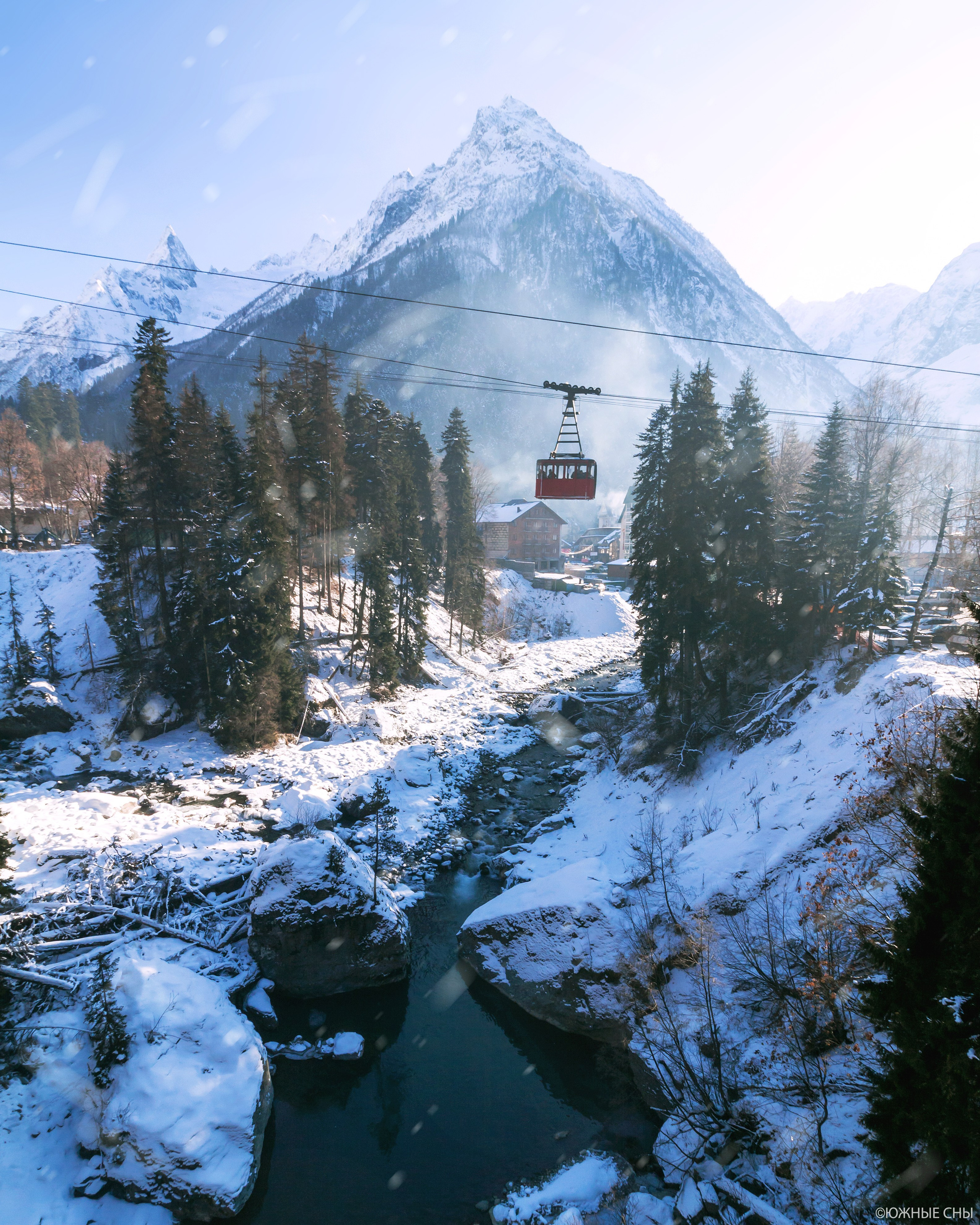 Зимний Домбай