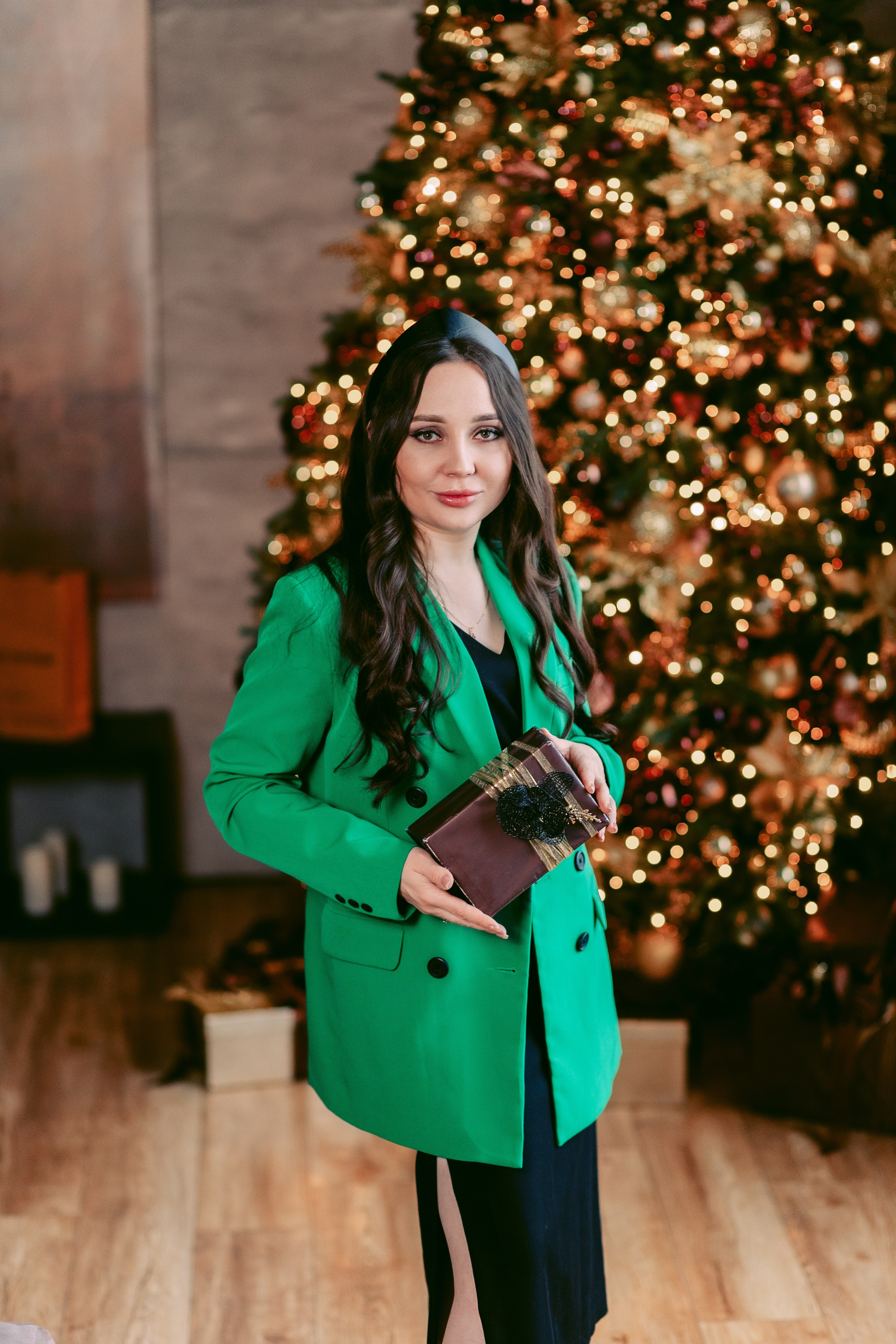 Новогодняя фотосессия для женщин в фотостудии. Фотограф в Санкт-Петербурге, Анна Скворцова