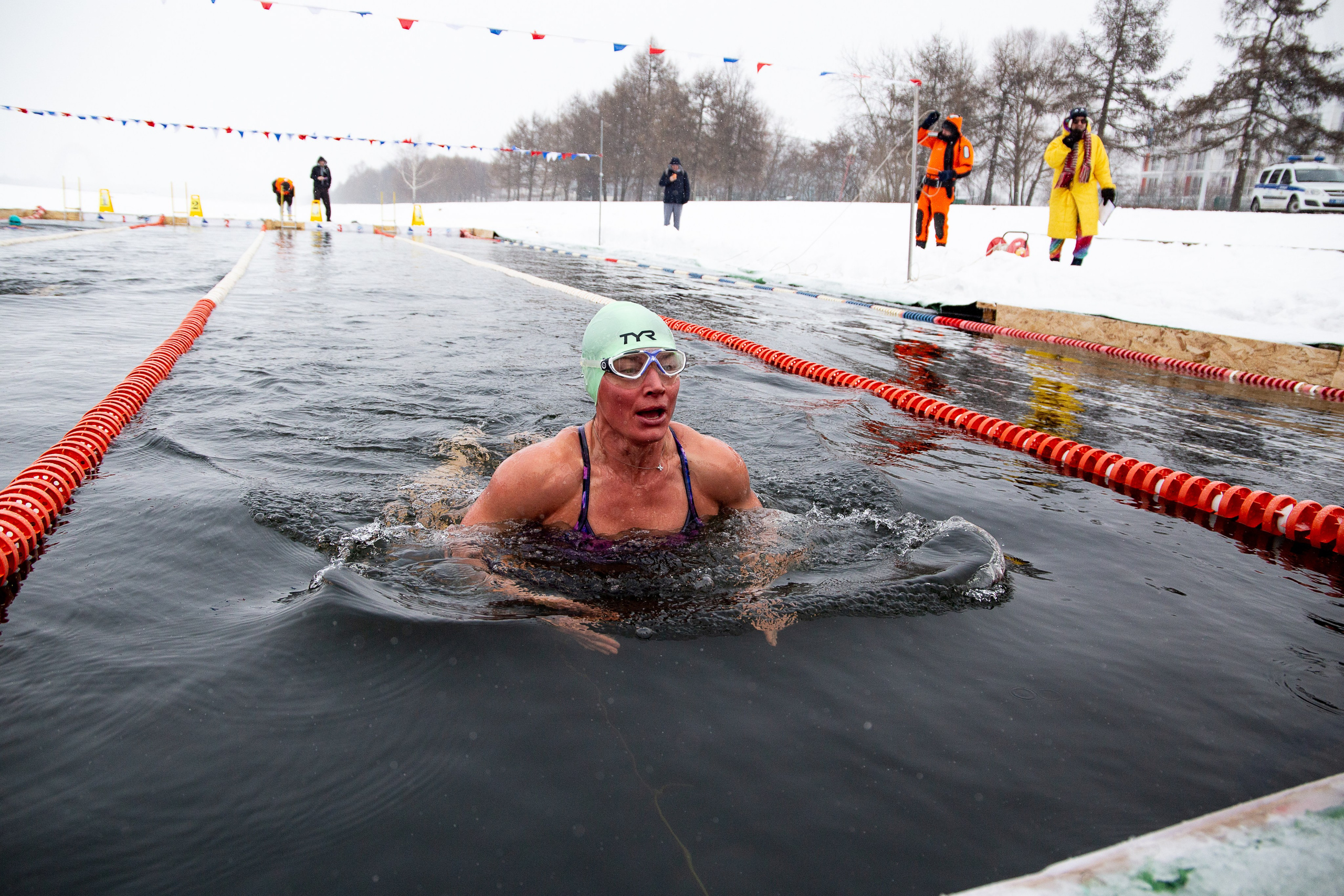 Моржи (спорт). Портретный фотограф в Москве Афанасьева Вера