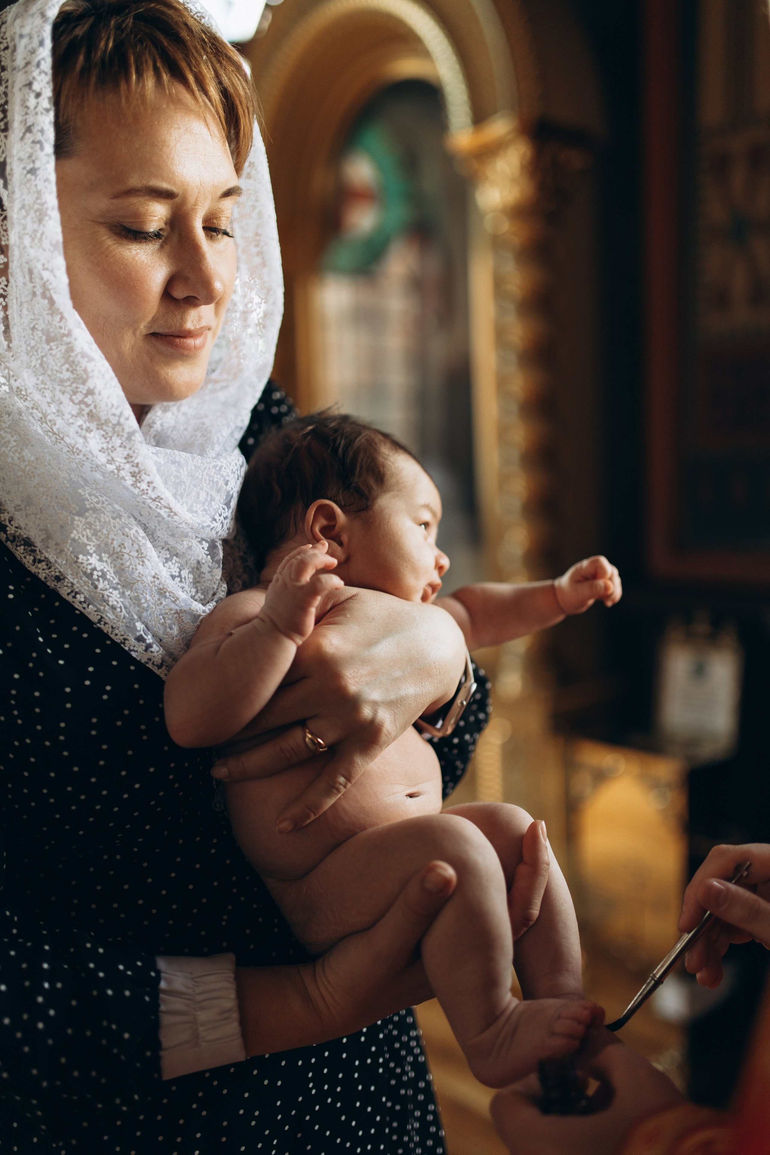 Крещение Лёвы. Самый теплый фотограф в Краснодаре Рябоконь Ксения