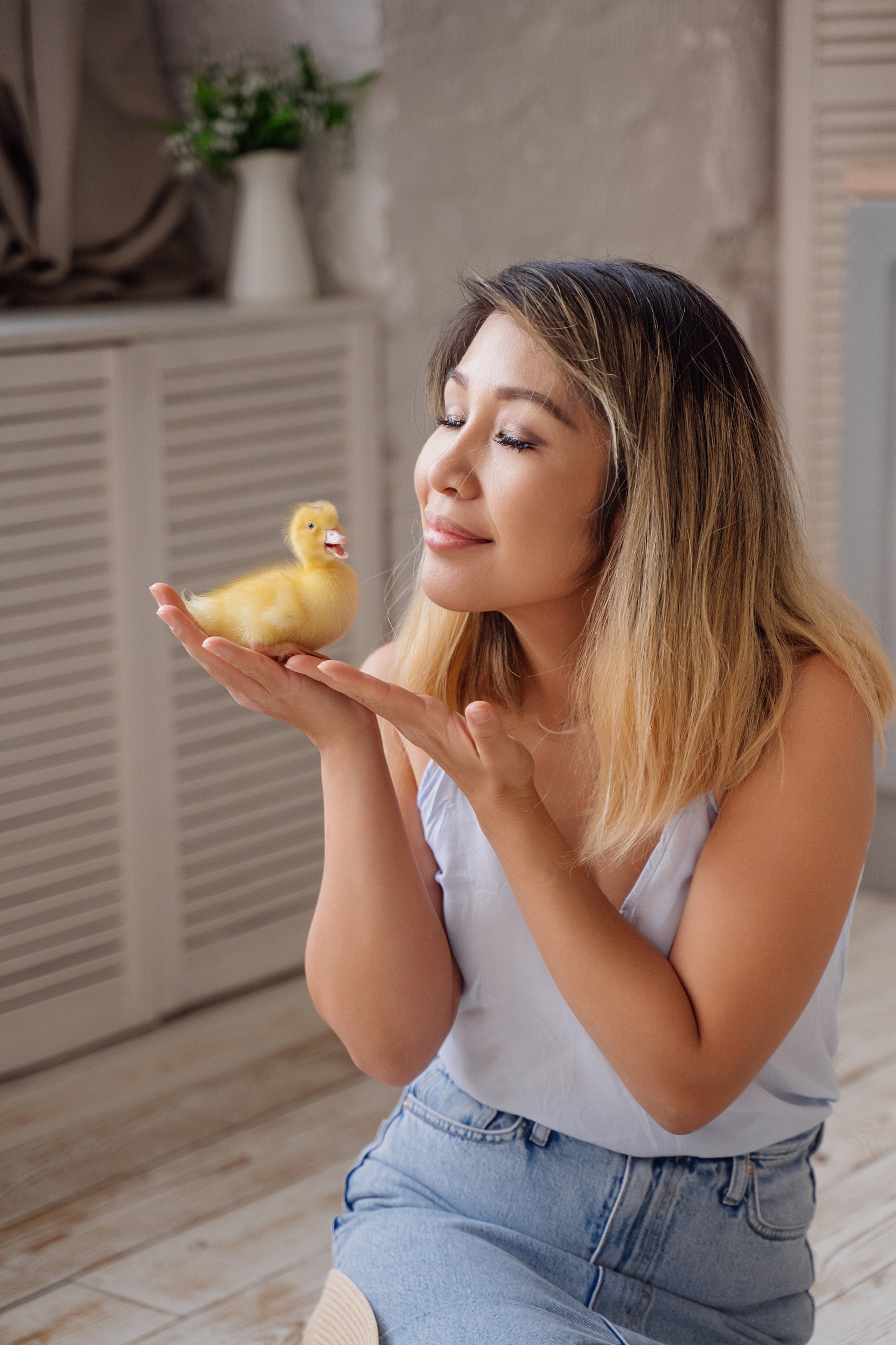 Семейная фотосессия с уточками. Свадебный фотограф