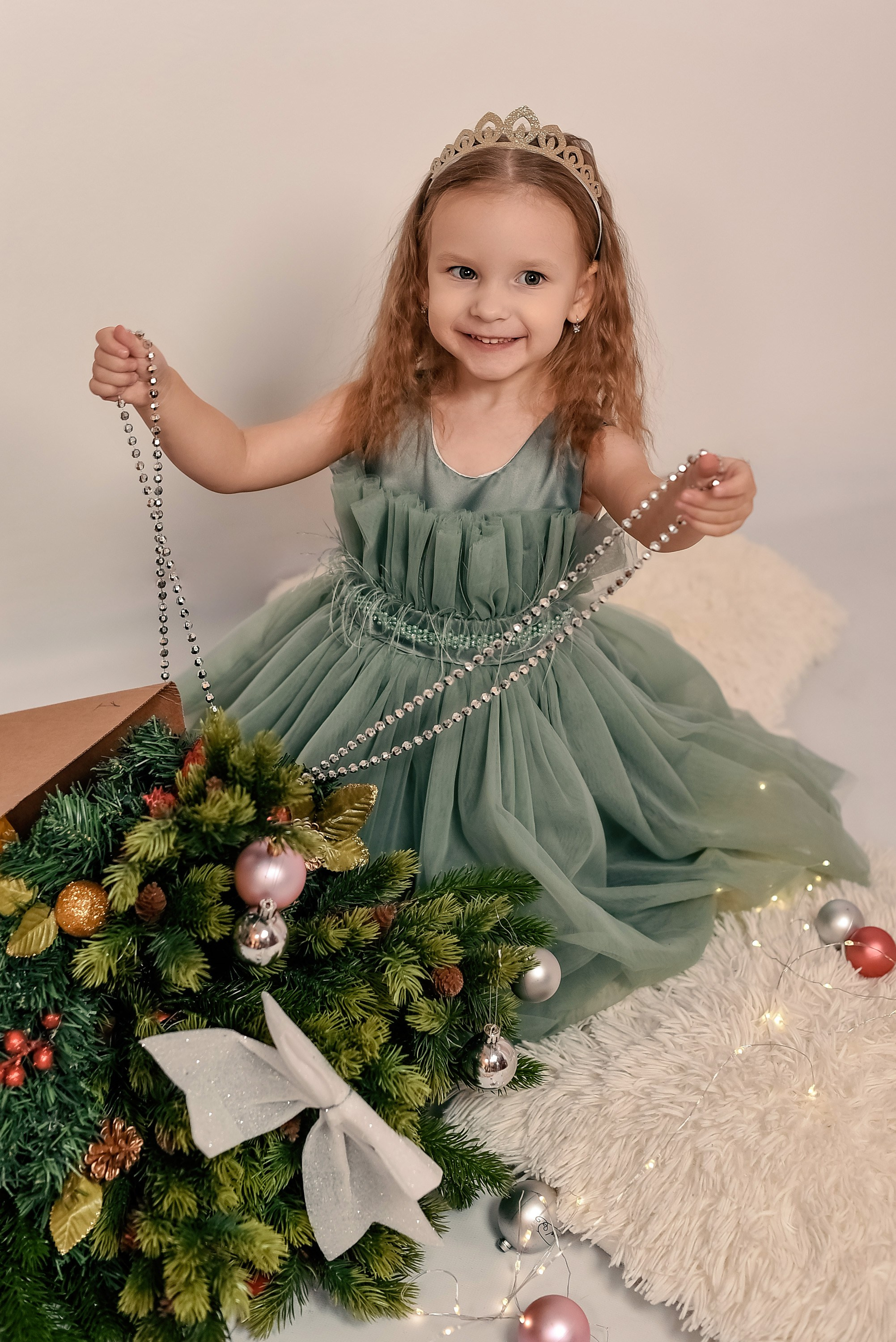 Новогодняя семейная фотосессия 2026 г. Фотограф Тула творческие фотосессии недорого Ольга Ромашина