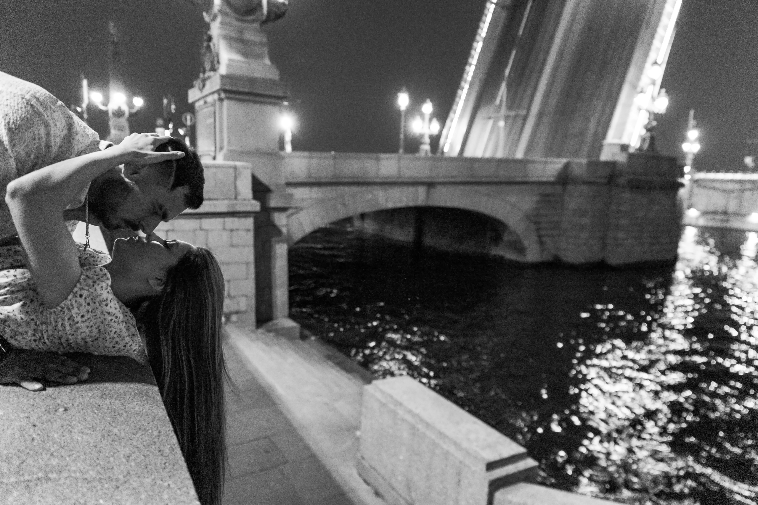 Ночь. Мосты. Любовь. Свадебный и портретный фотограф в Санкт-Петербурге Надежда Чечулина