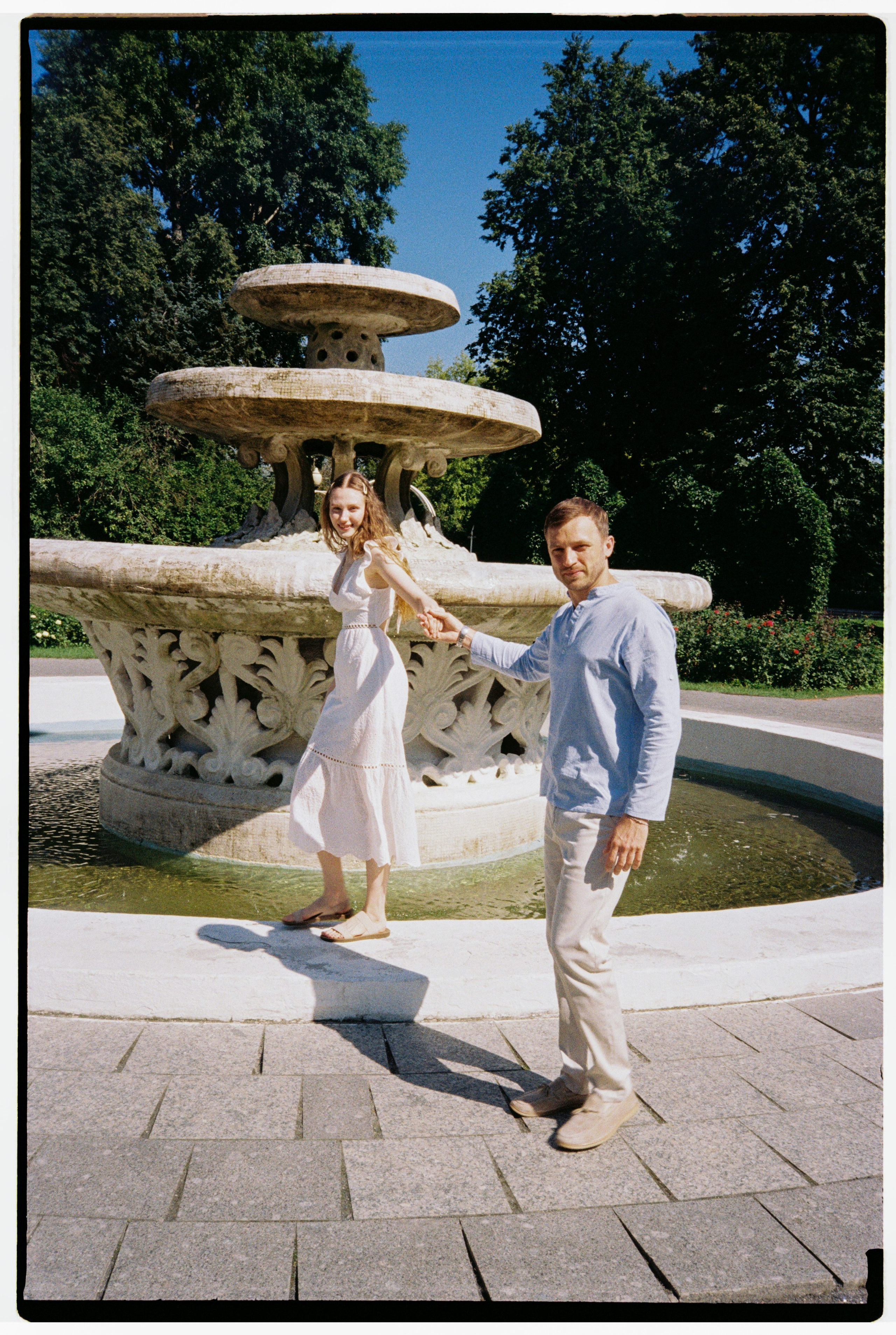 Прогулка лавстори предсвадебная в Парке Горького