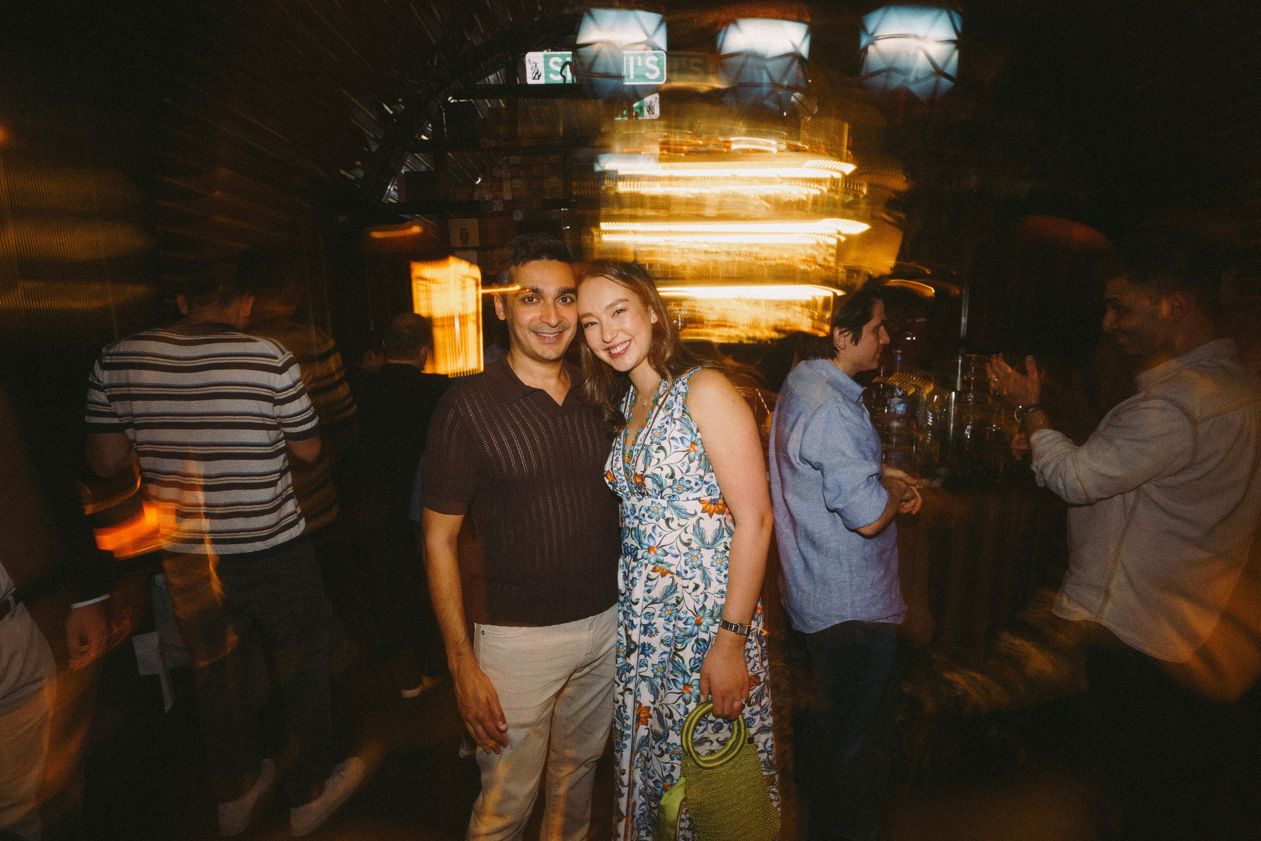 Birthday party at a restaurant. New York photographer RINAT SHAHMETOV in New York city